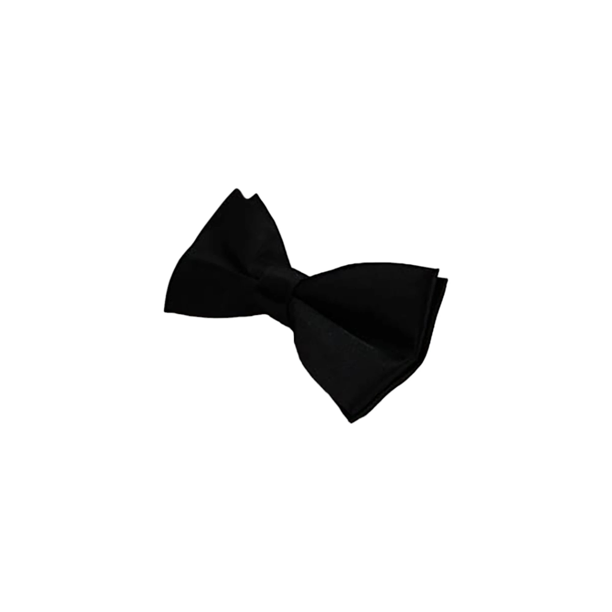 4 Zasel Boys Black Plain Bow Tie - Black, 4 of 4