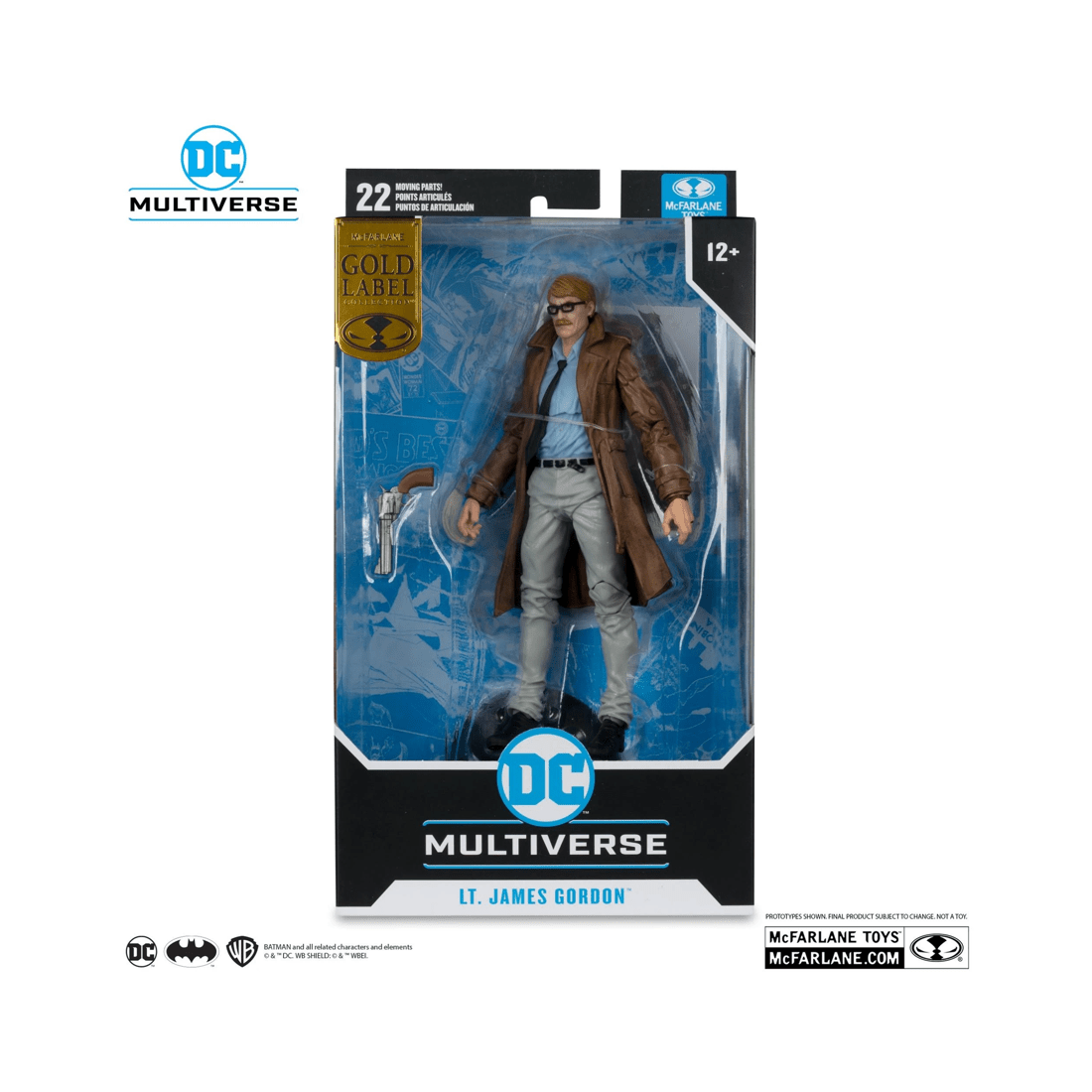 7 McFarlane Toys DC Multiverse Gold Label Batman Year One Part Four Lieutenant James Gordon 7 inch Figure, 7 of 9