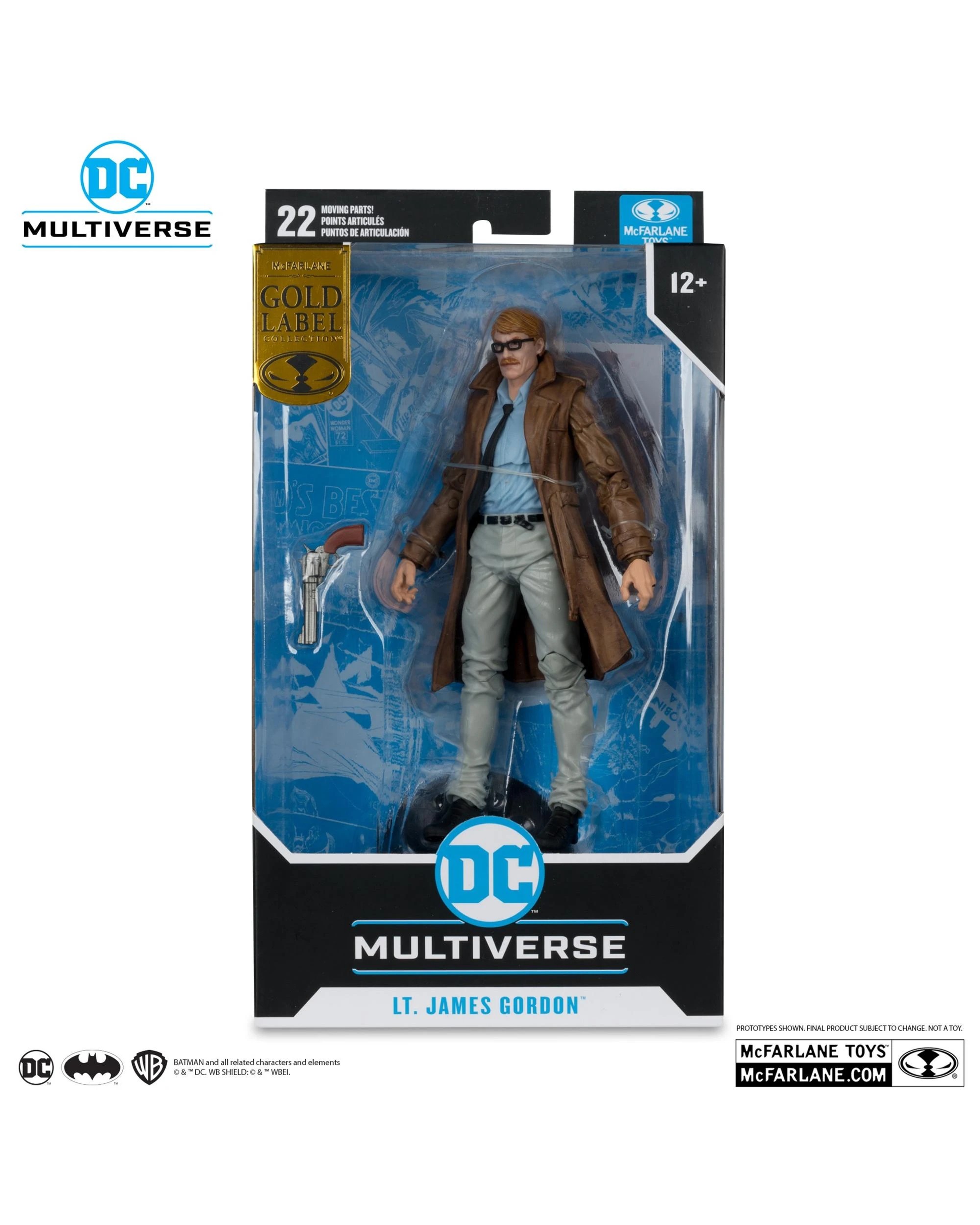 7 DC Multiverse Gold Label Batman Year One Part Four Lieutenant James Gordon 7 inch Figure, 7 of 9