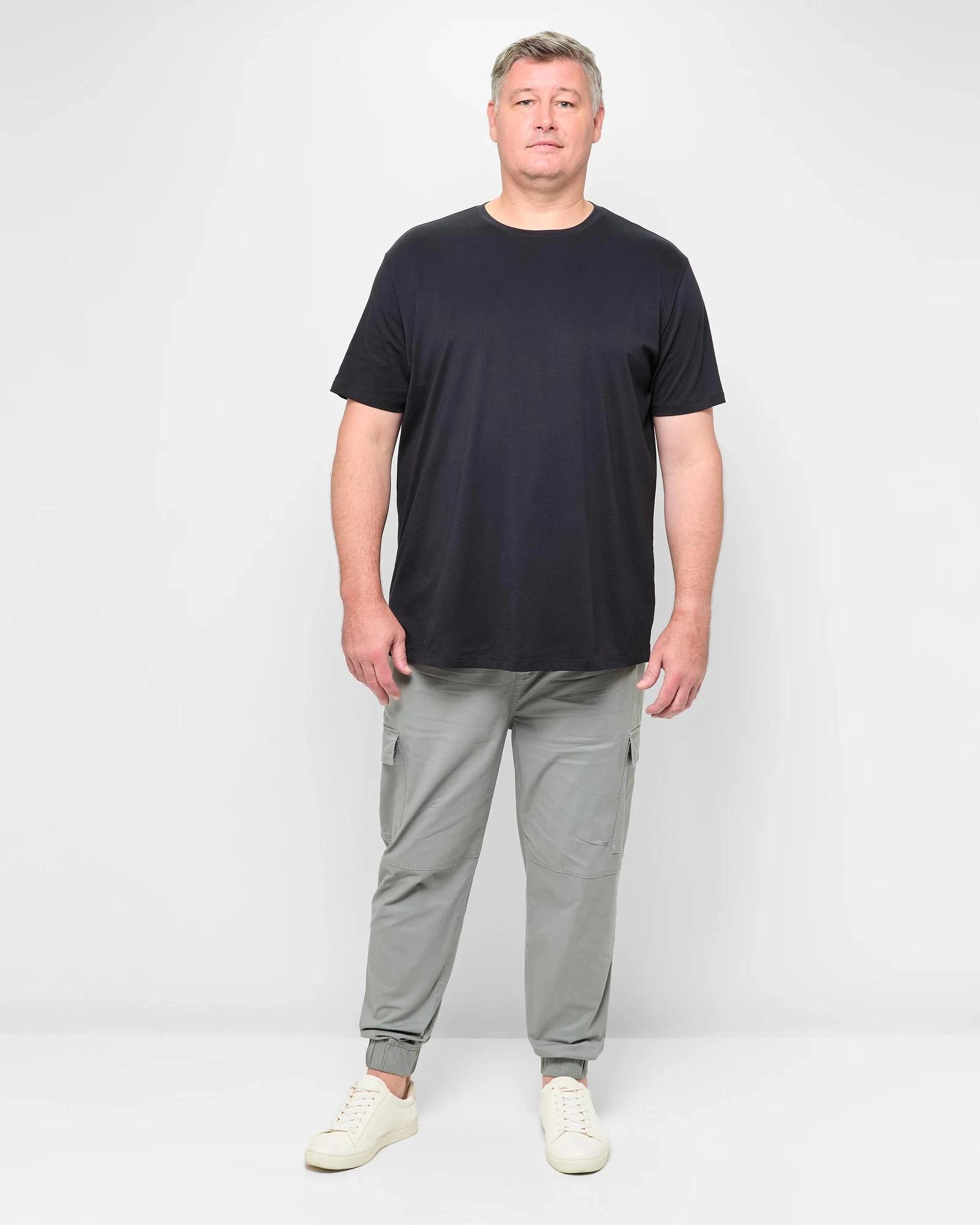 2 Target Plus Size Panel Cargo Jogger Pants STORM GREY, 2 of 5