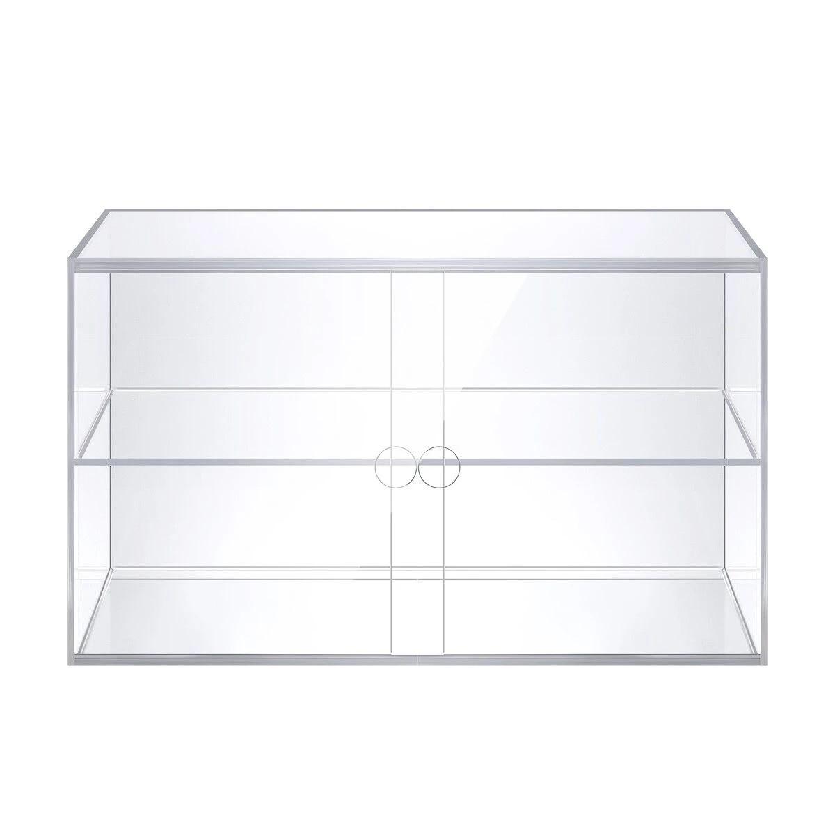 1 Ausway 2 Tier Cupcake Cabinet Display Shelf Unit, 1 of 3