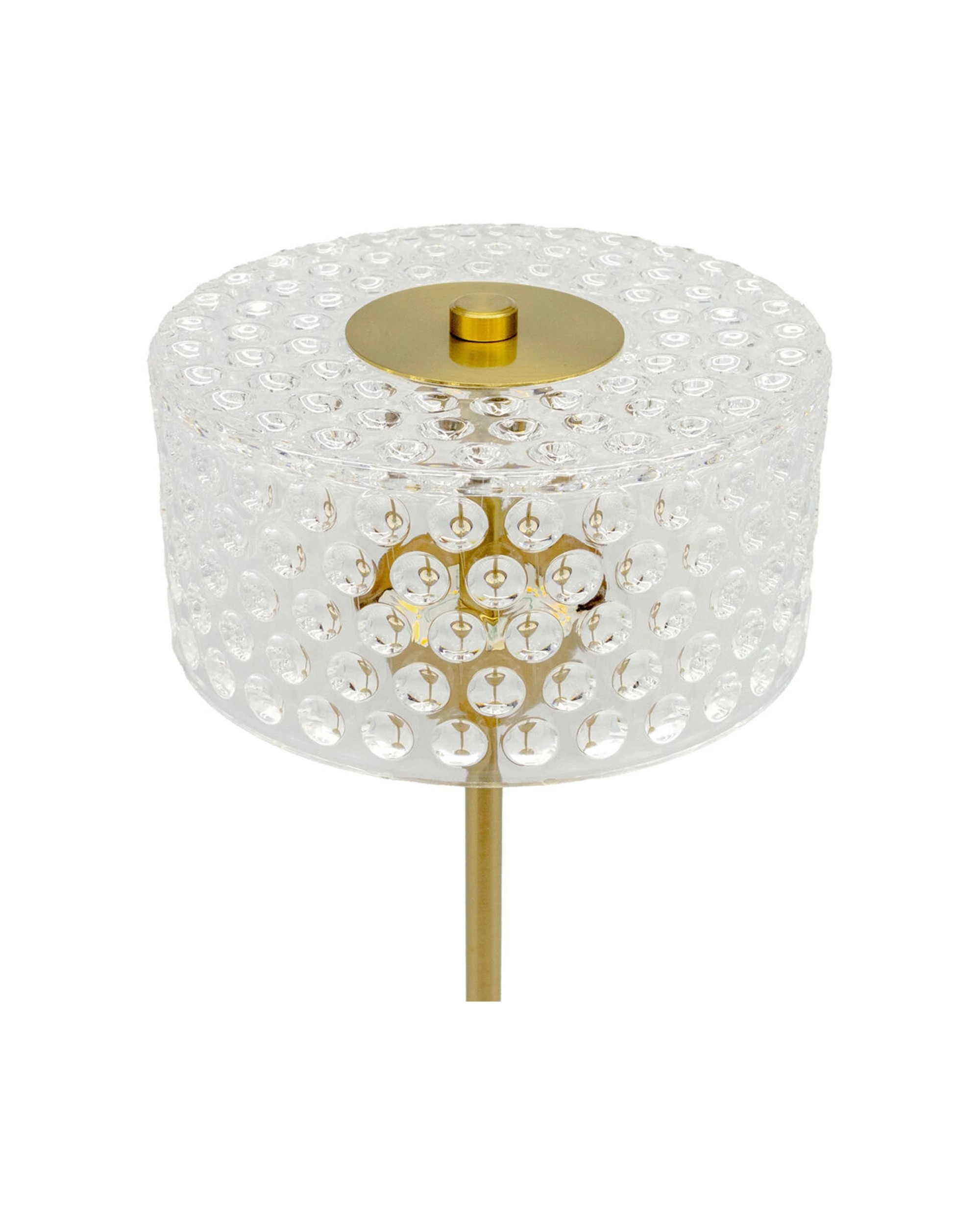 3 Boyle Rechargeable LED Table Lamp Acrylic Drum Shade Adjustable Lighting - Bronze, 3 of 7