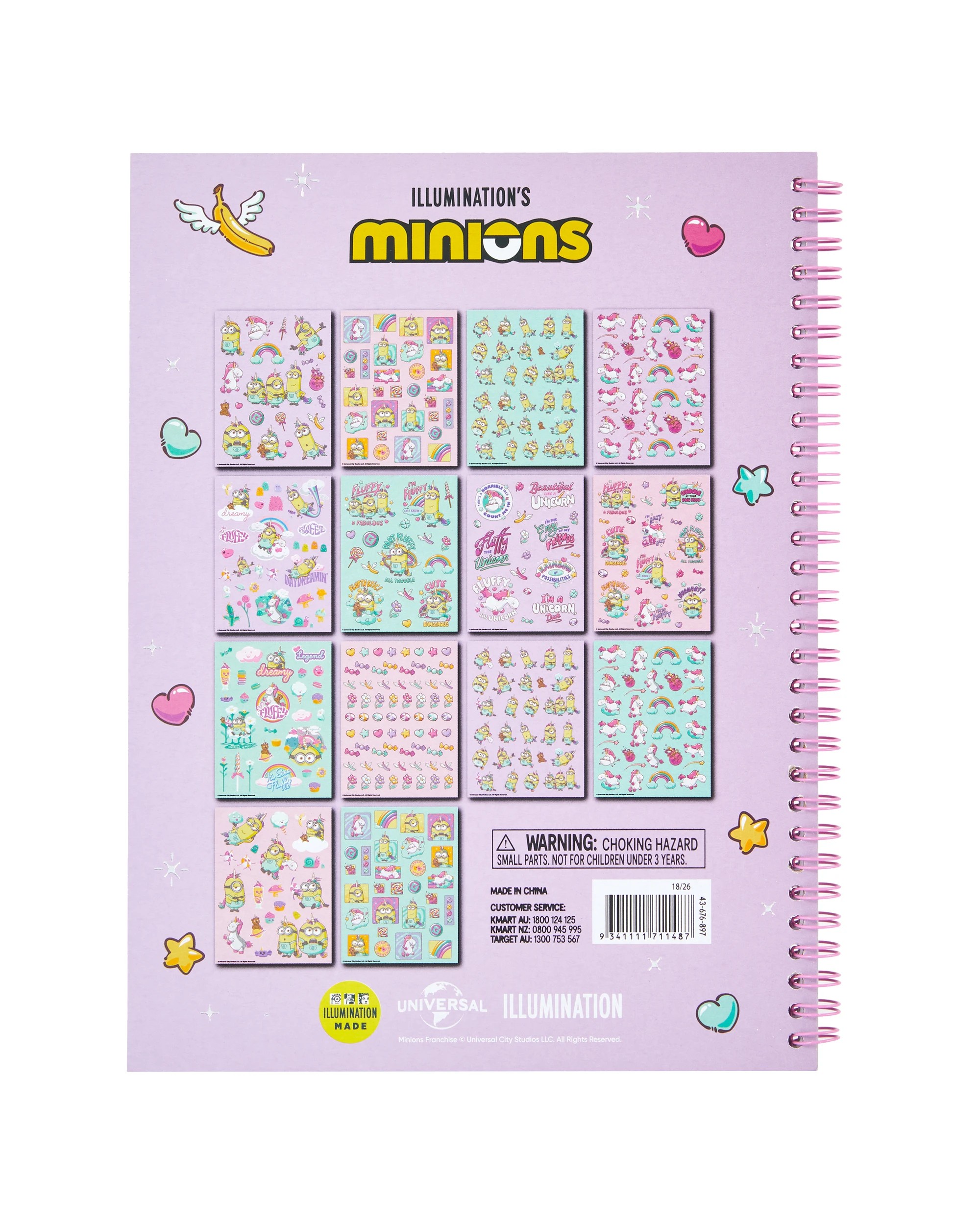 6 Illumination's Minions Dreamy Sticker Book, 6 of 6