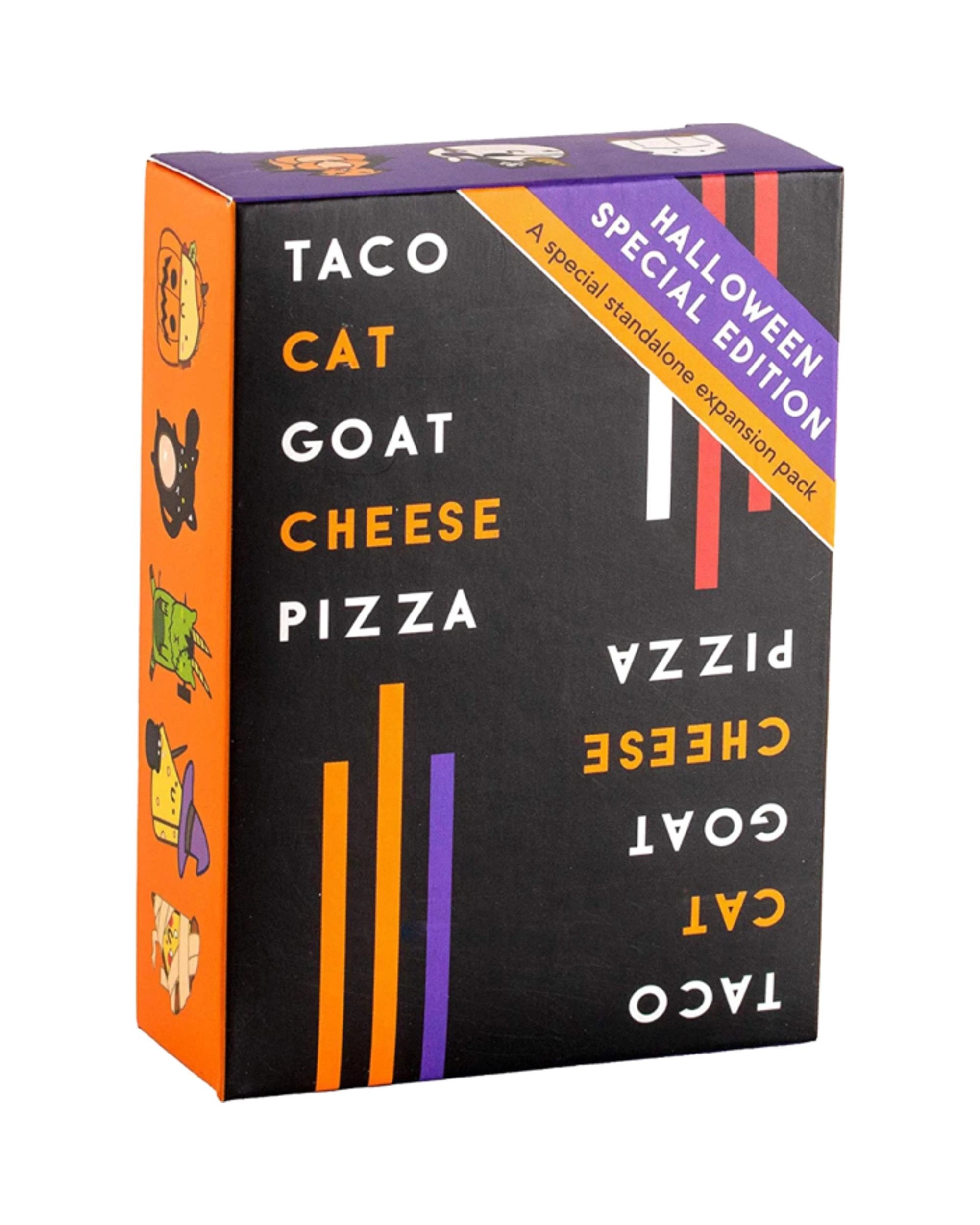 1 Taco Cat Goat Cheese Pizza Halloween Edition Card Game, 1 of 3