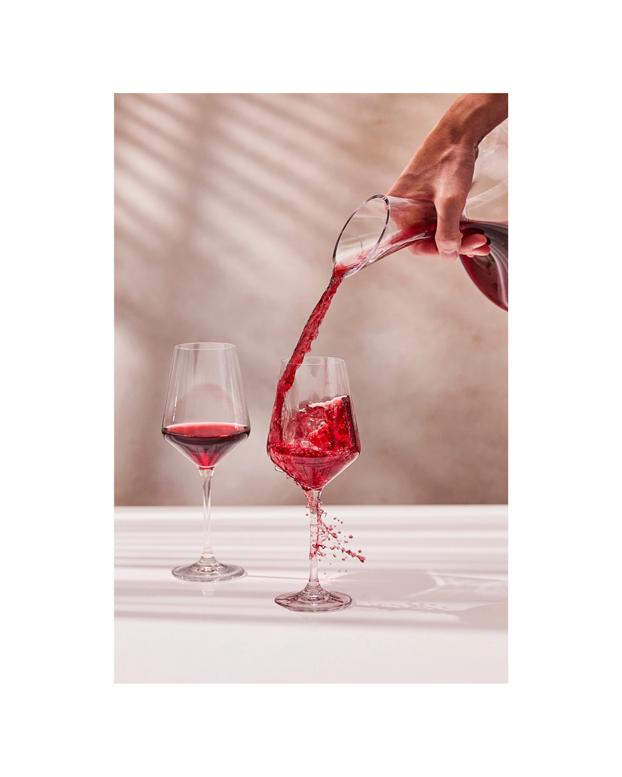 3 Krosno Avant-Garde 550ml Stemmed Wine Glasses Set of 6 - Plain, 3 of 6