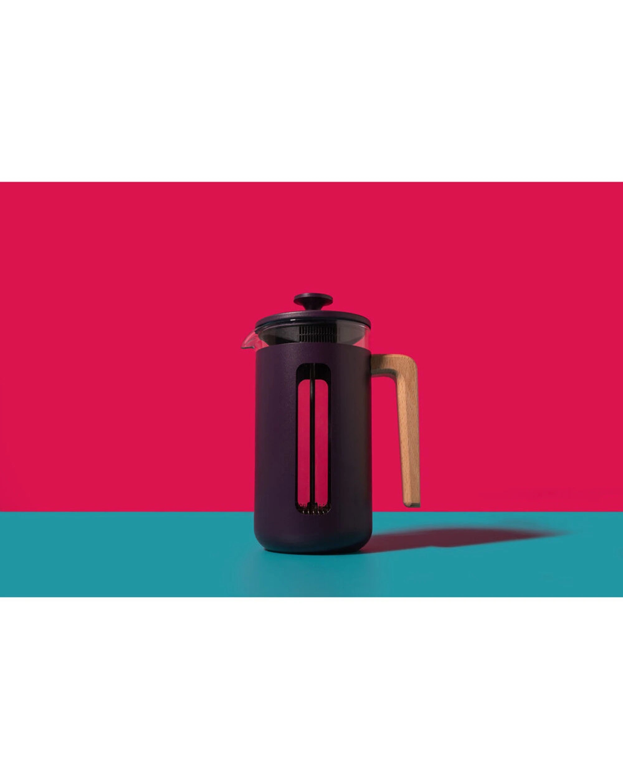 7 La Cafetiere Pisa 8-Cup Cafetiere Glass Coffee Press - Purple, 7 of 7