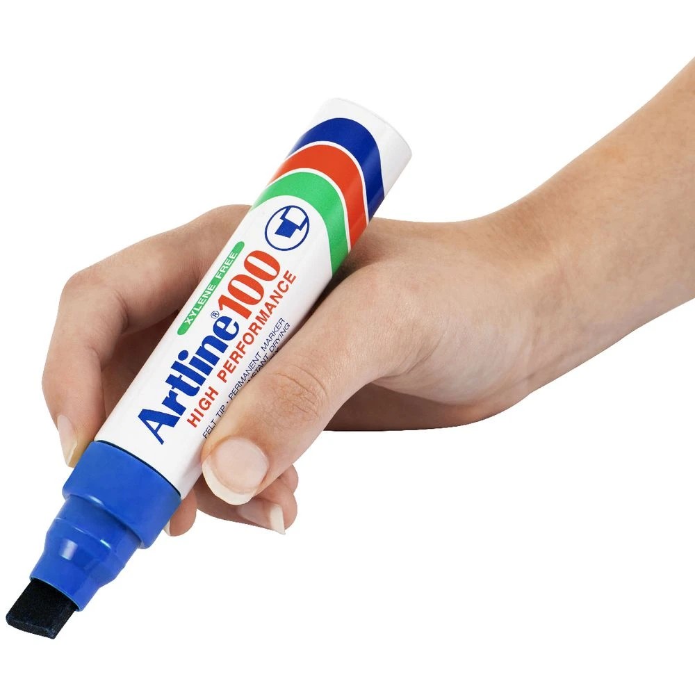 3 Artline 100 Permanent Marker Blue, 3 of 3