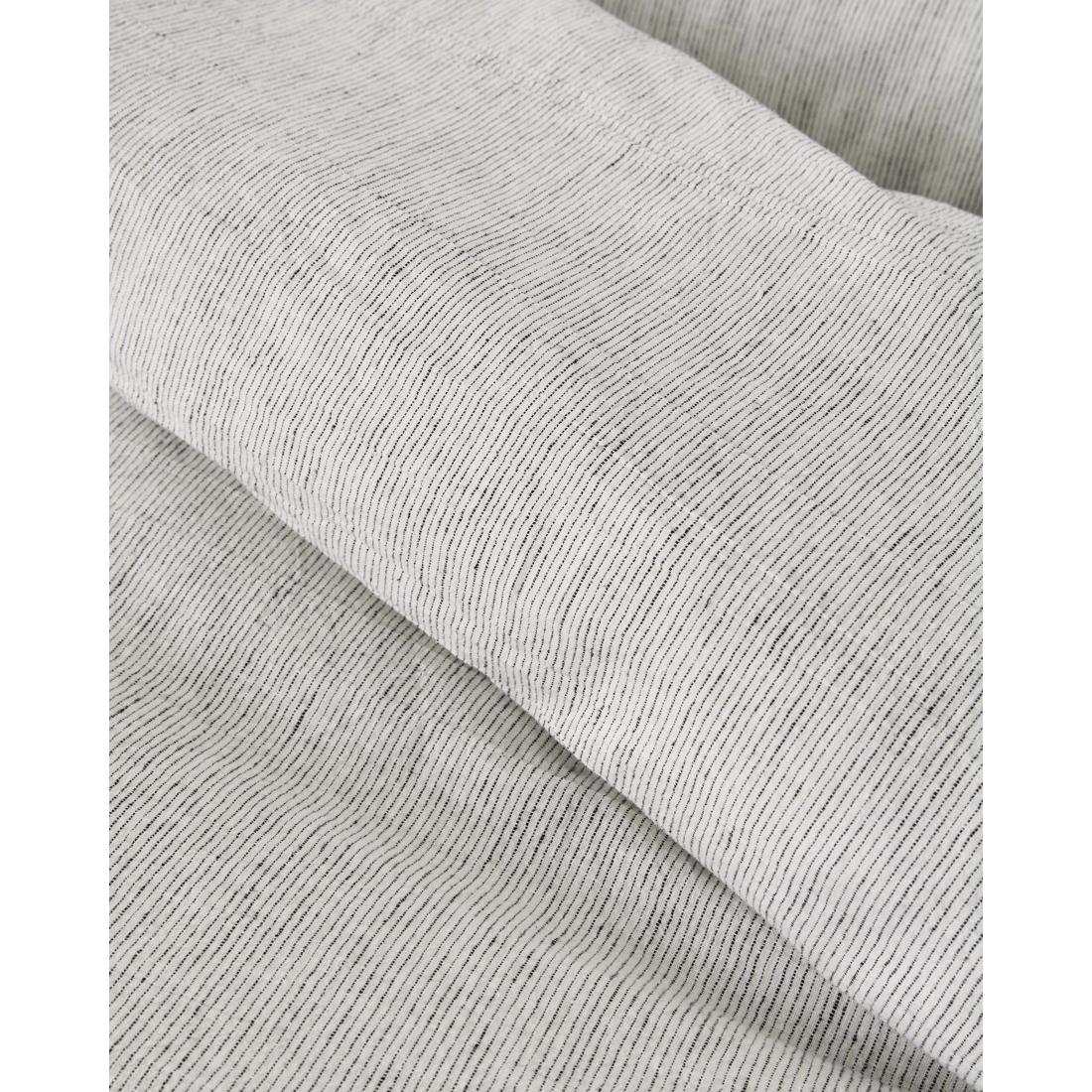 3 Target Brayden Stripe Linen/Cotton Quilt Cover Set - White, 3 of 3