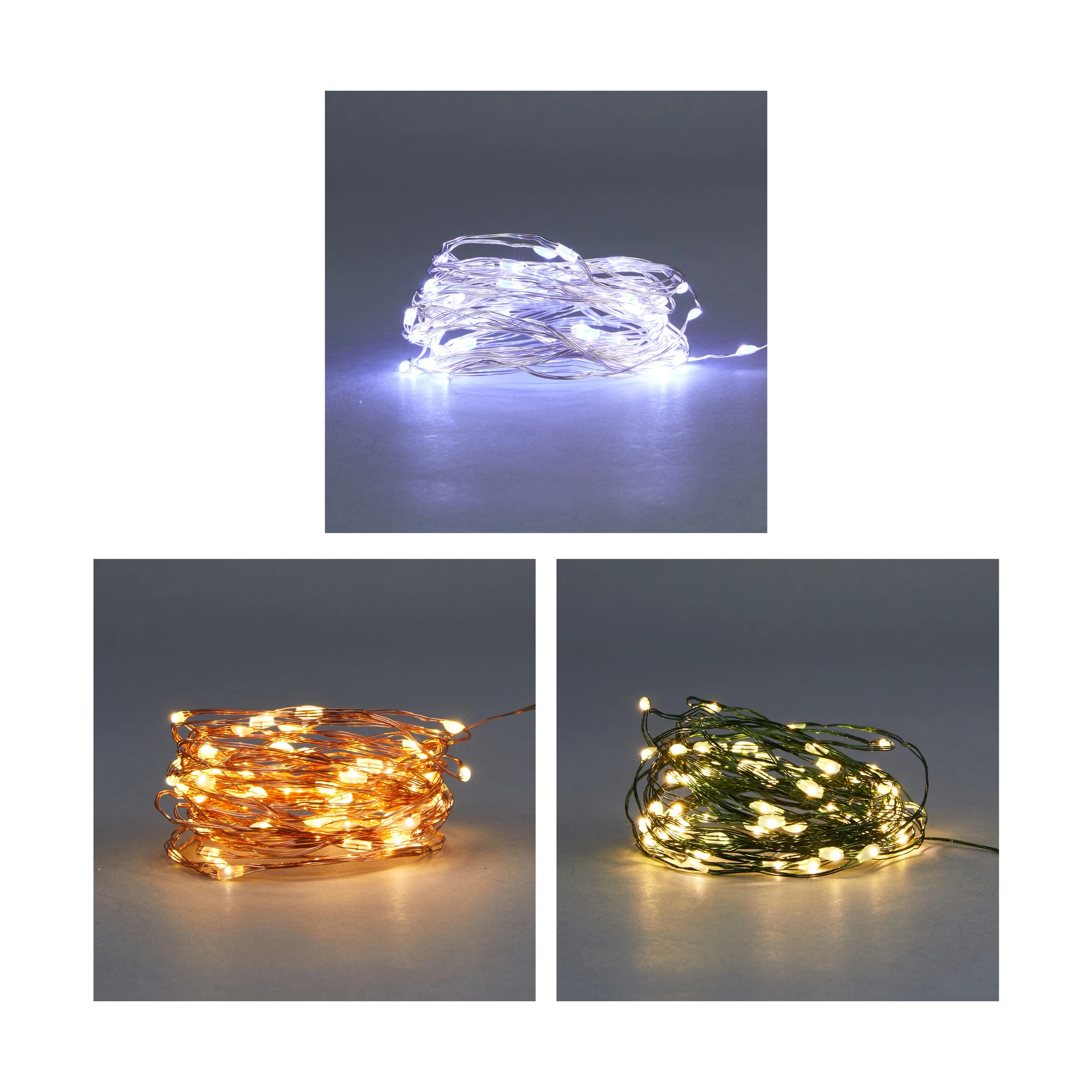 1 Low Voltage 300 LED Wire String Lights - Assorted, 1 of 6