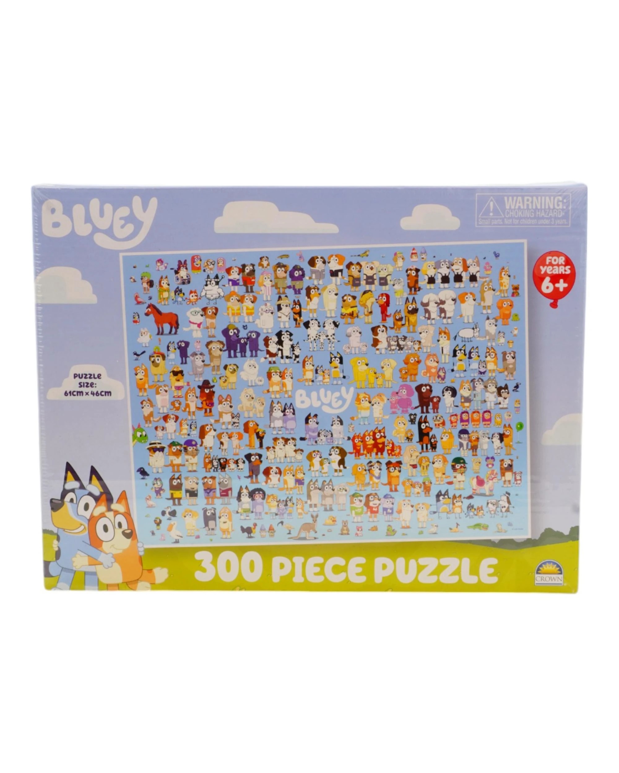 1 Crown Bluey 300 Piece Jigsaw Puzzle, 1 of 3