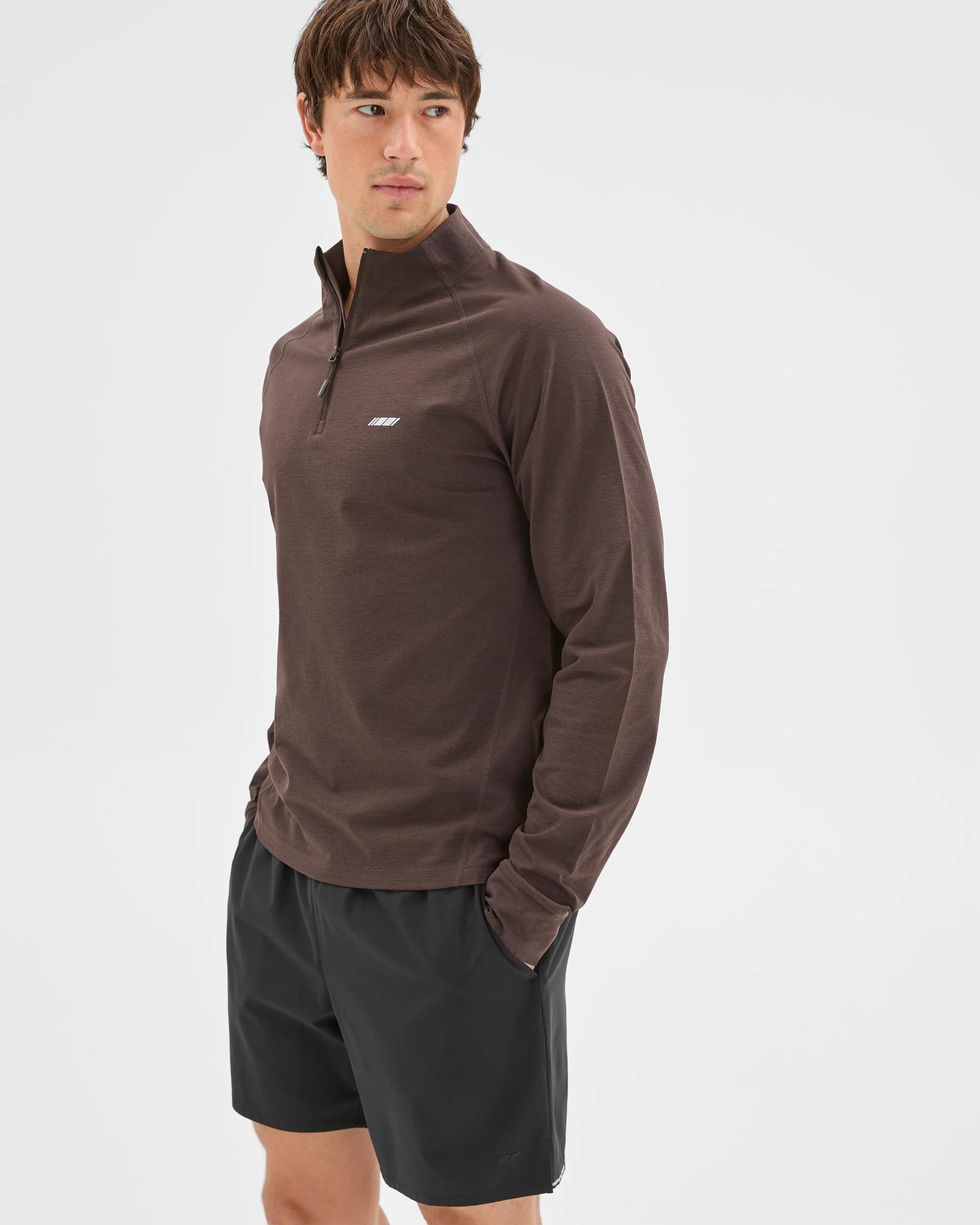 4 Target Active 1/2 Zip Jumper CHOCOLATE, 4 of 6