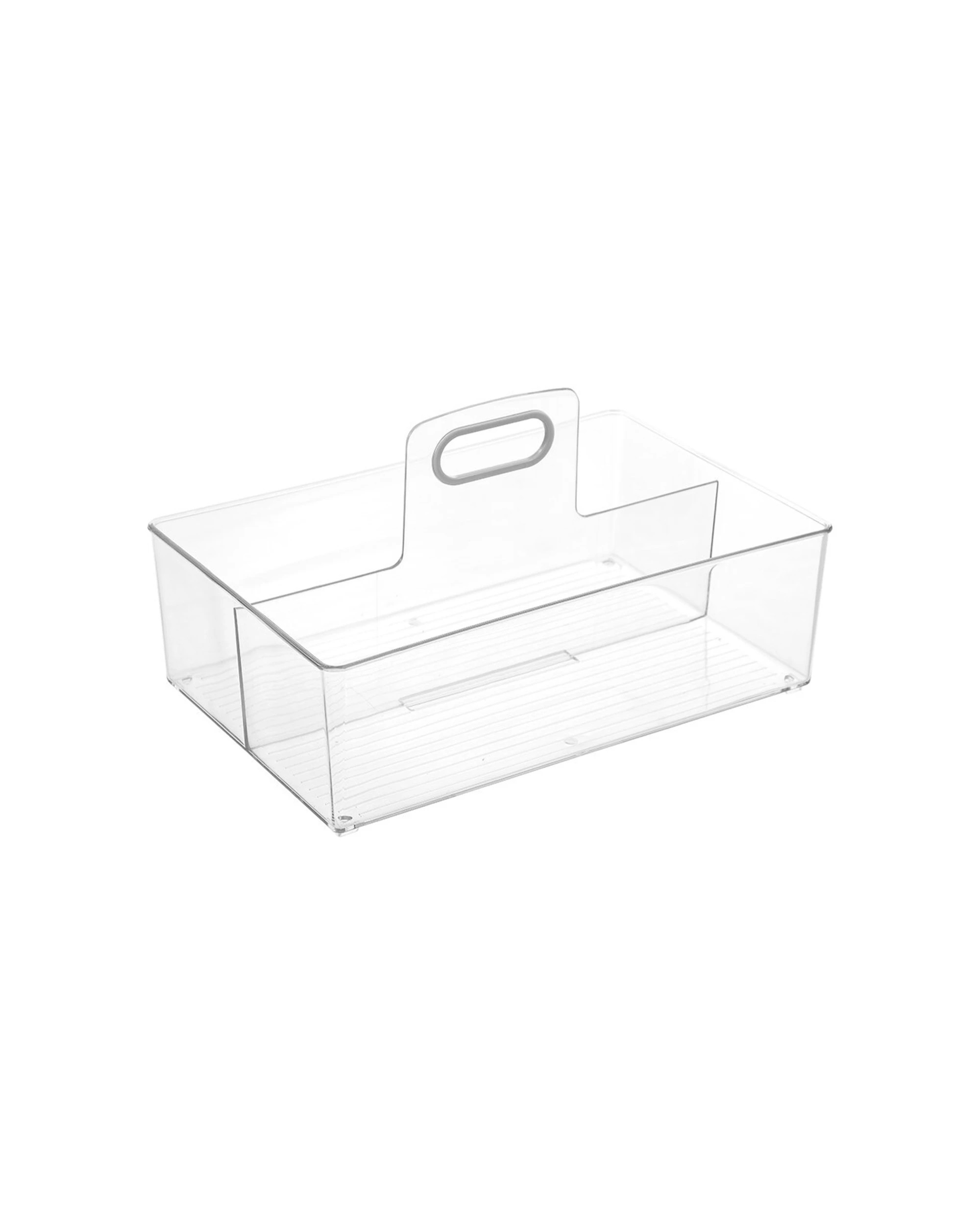 7 Boxsweden 2PK Crystal 35x22cm Caddy 2 Compartment Organiser Durable Design
 - plain, 7 of 9