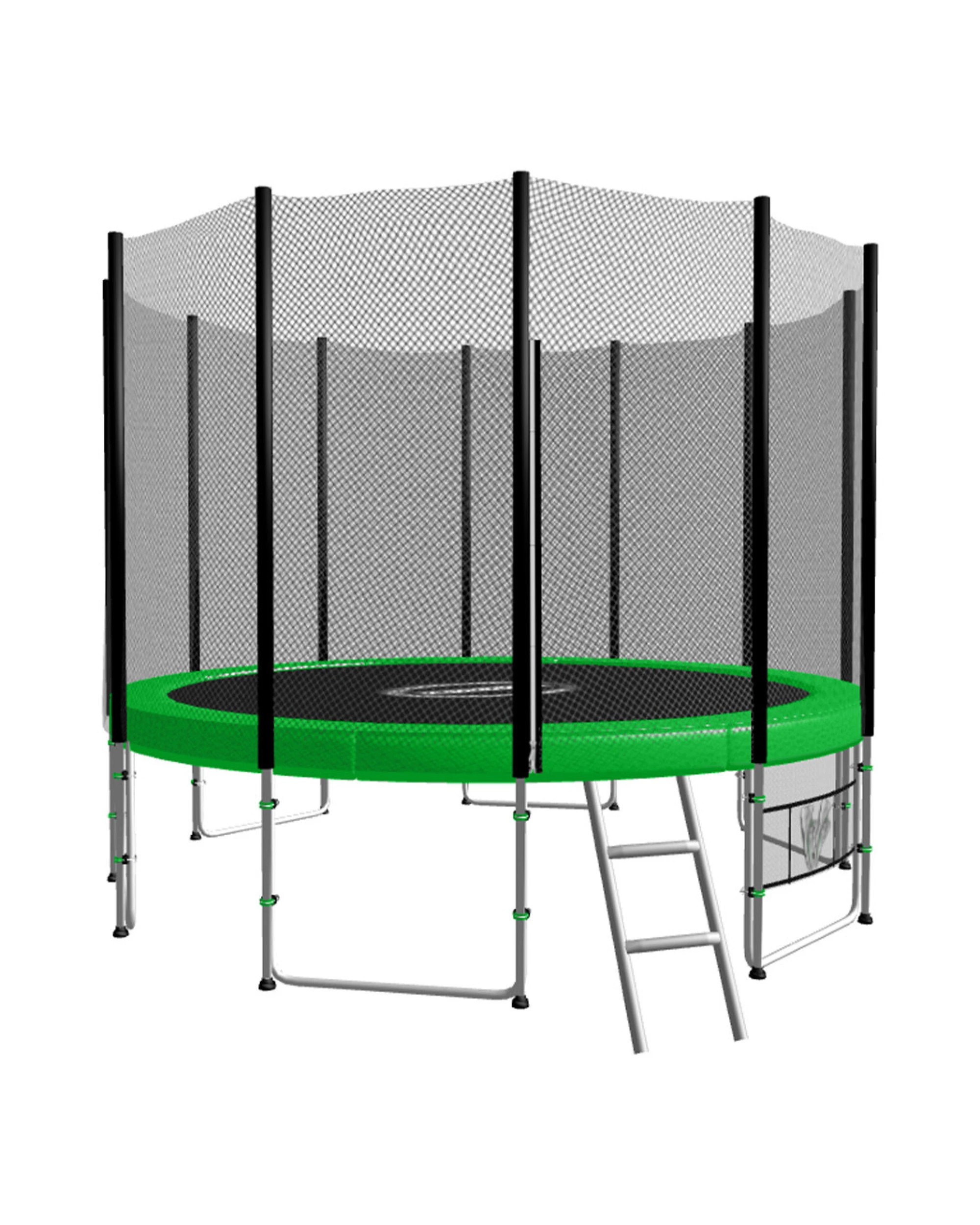 1 Kahuna Blizzard 8 ft Trampoline - Green, 1 of 5