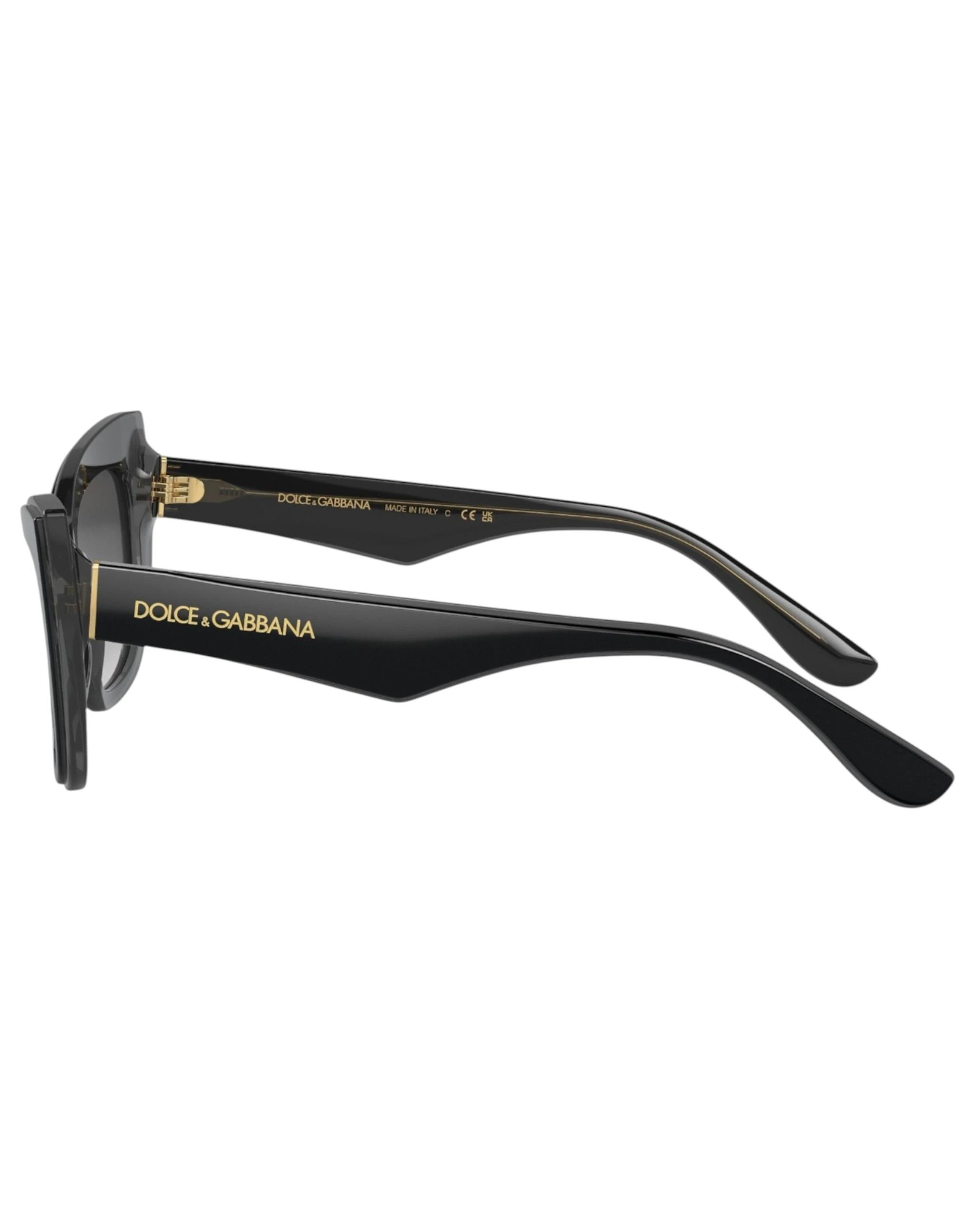 5 Dolce & Gabbana Womens Sunglasses Dg4417 Gradient Sunnies BLACK/ TRANSPARENT GREY, 5 of 5
