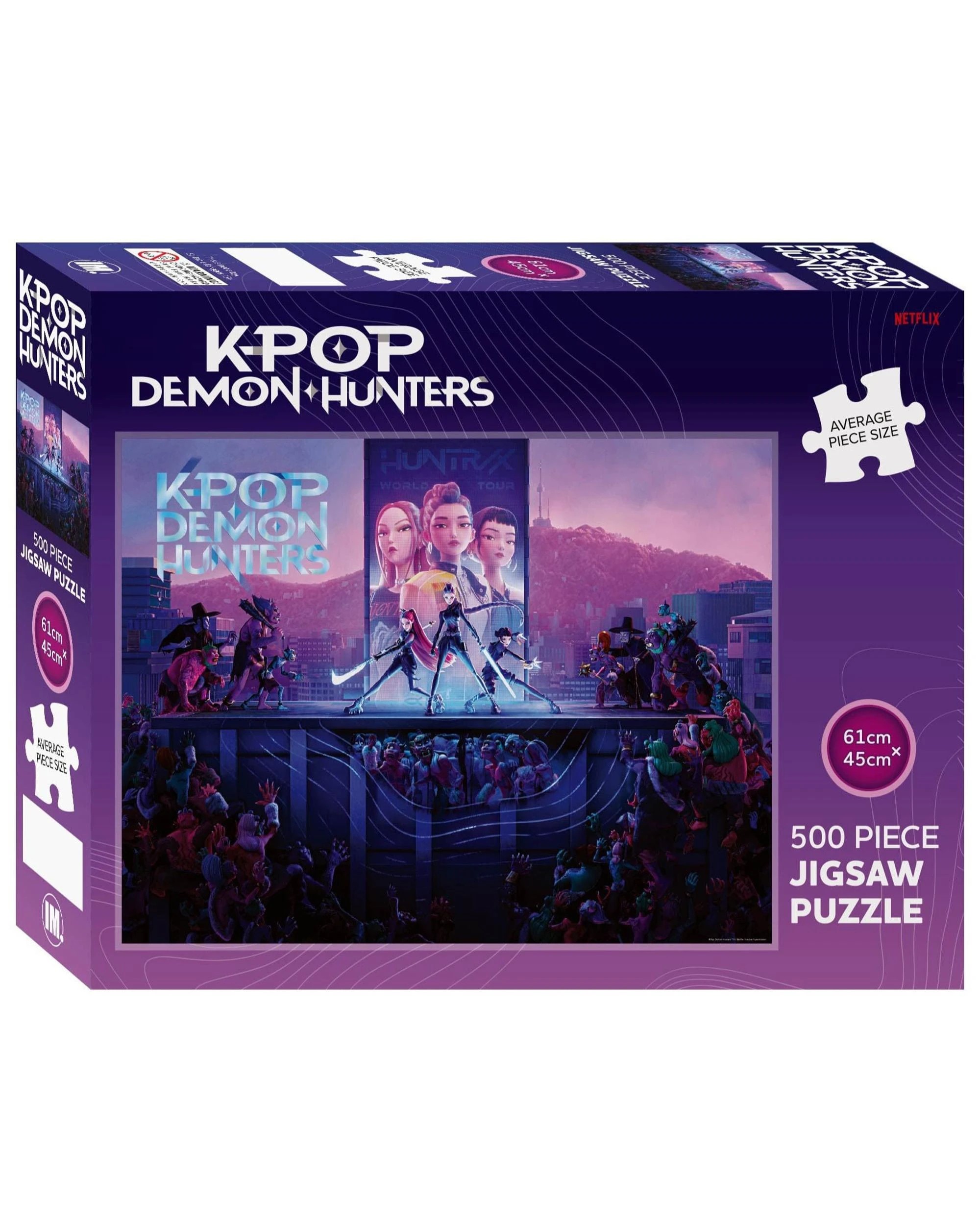 1 Impact Puzzles K-Pop Demon Hunters Stage 500 Piece Jigsaw Puzzle, 1 of 2