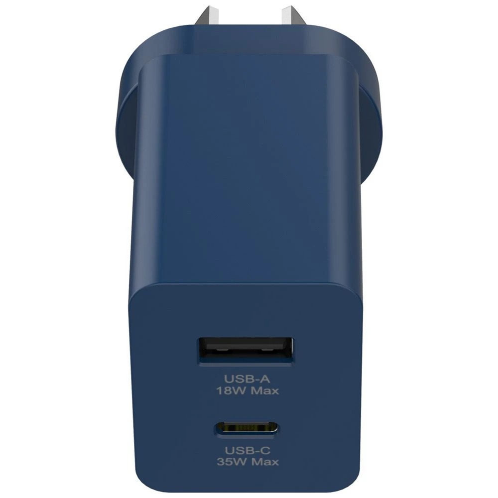 2 Otto USB-A and USB-C GAN Wall Charger Blue, 2 of 8