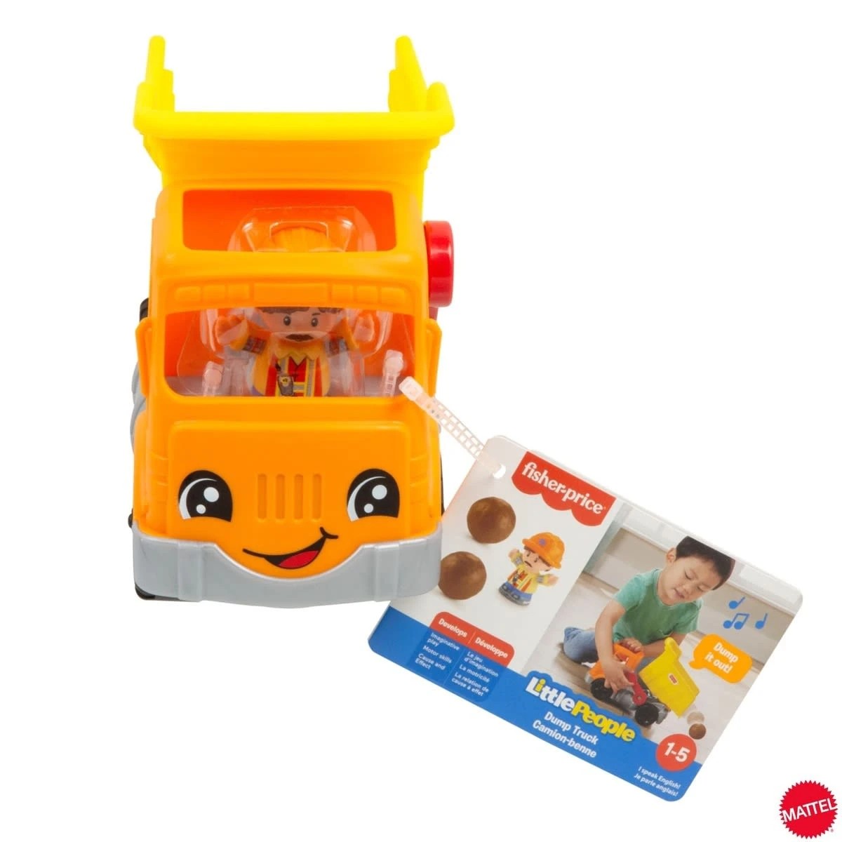 1 Fisher-Price Little People Dump Truck Playset, 1 of 6