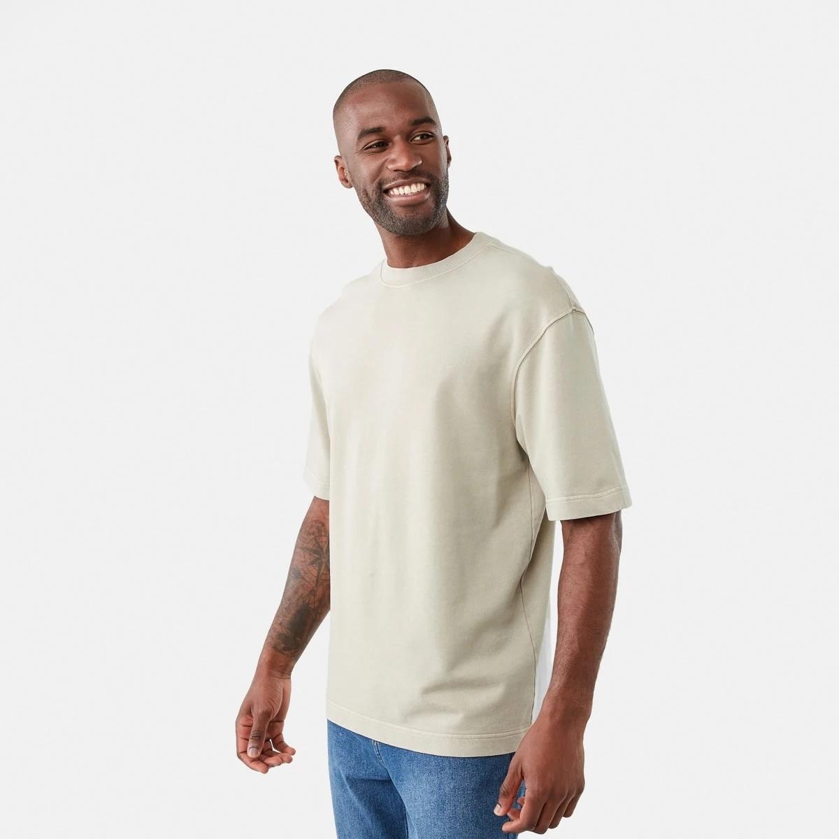 2 Terry Oversized T-shirt Bge String, 2 of 5