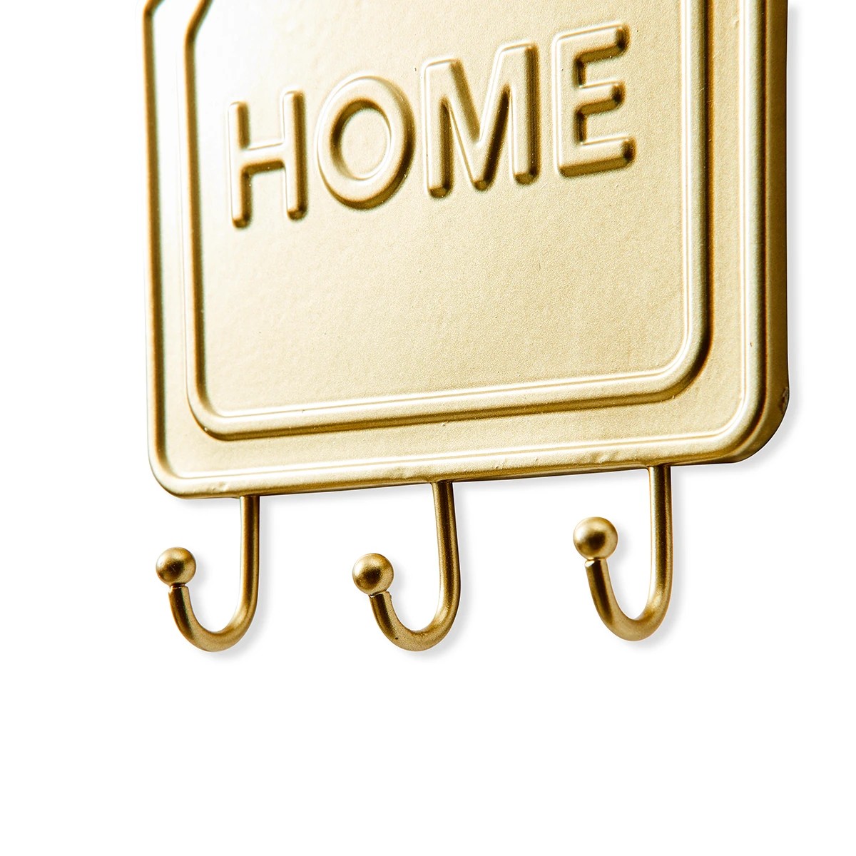 4 Home Key Hook - Gold Look, 4 of 5