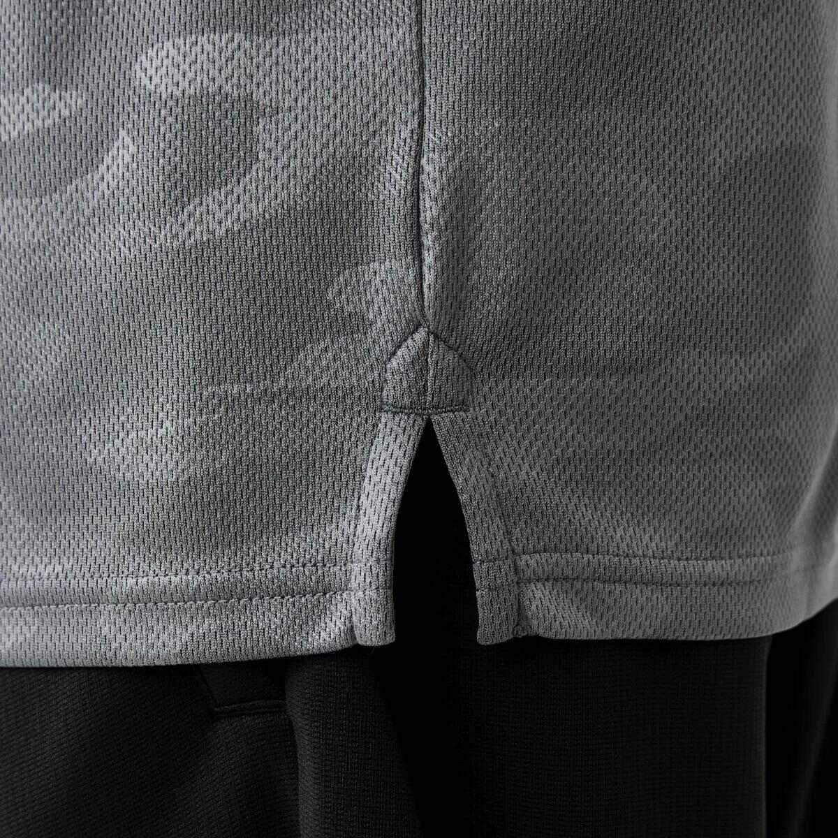 6 Active Mens Printed T-shirt EMBOSSED CAMO QUIET SHADE, 6 of 6