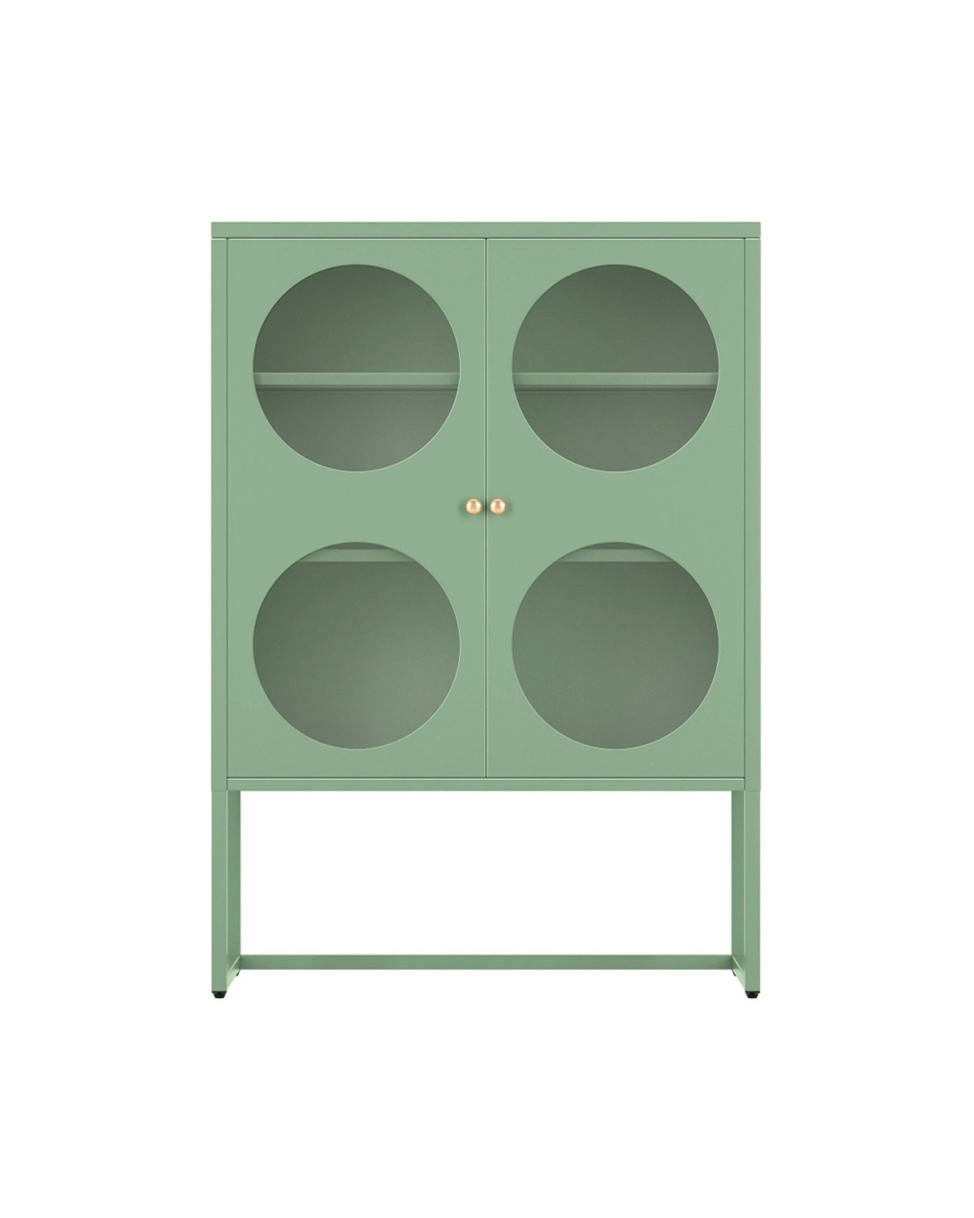 3 Artiss Buffet Sideboard Metal Cabinet - Green, 3 of 8