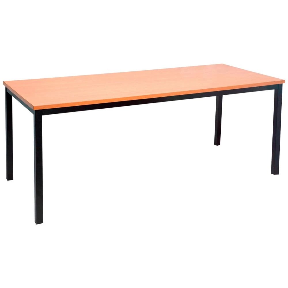 1 Rapidline Steel Frame Table 1800 x 900mm Beech Desks, Tables and Returns, 1 of 2