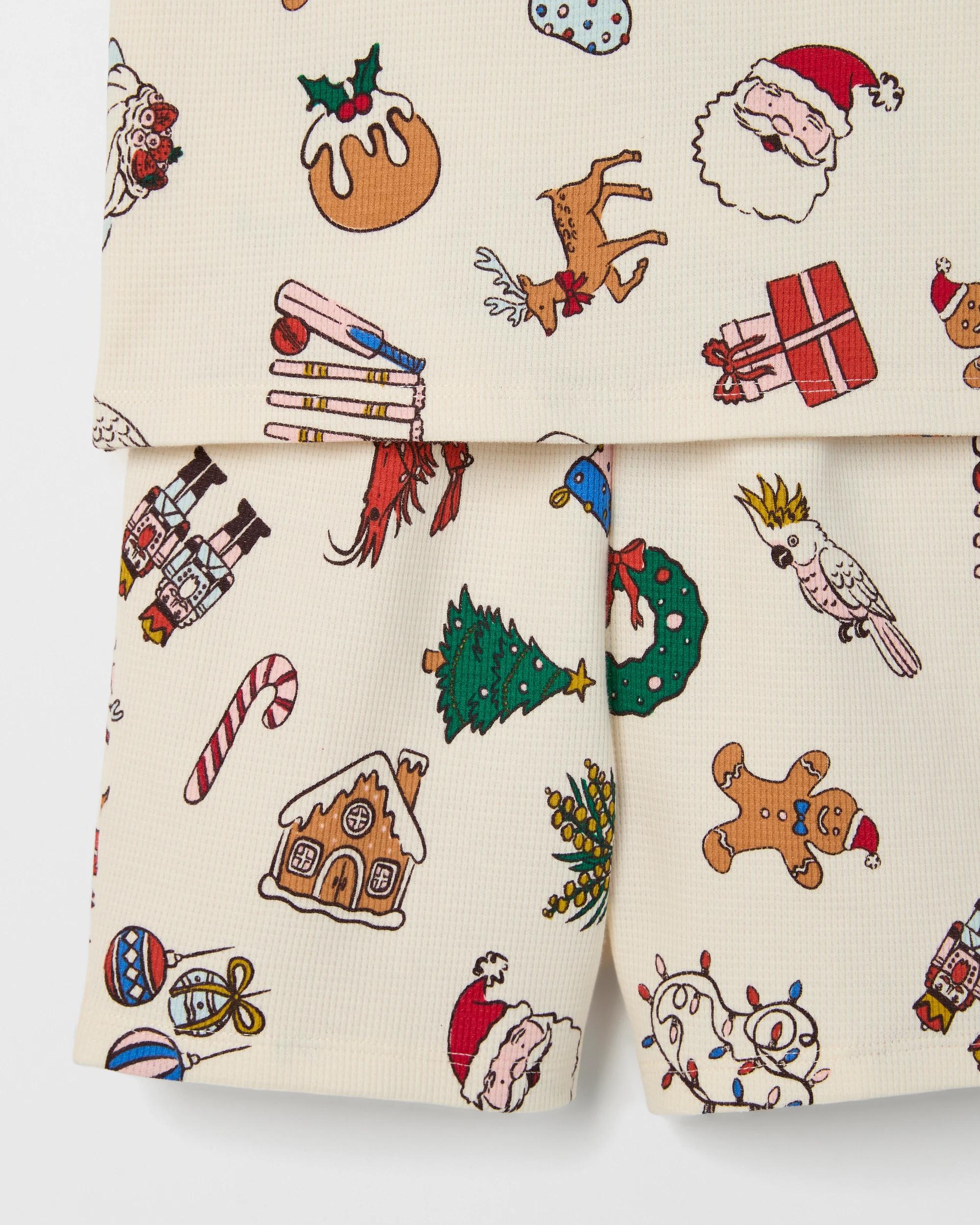7 Target Kids Family Matching Christmas Australian Cotton Younger Kids Pyjama Set - Christmas Icons CHRISTMAS ICONS, 7 of 9