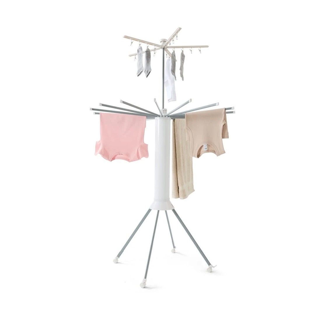 1 Collapsible Pop Up Laundry Airer, 1 of 9