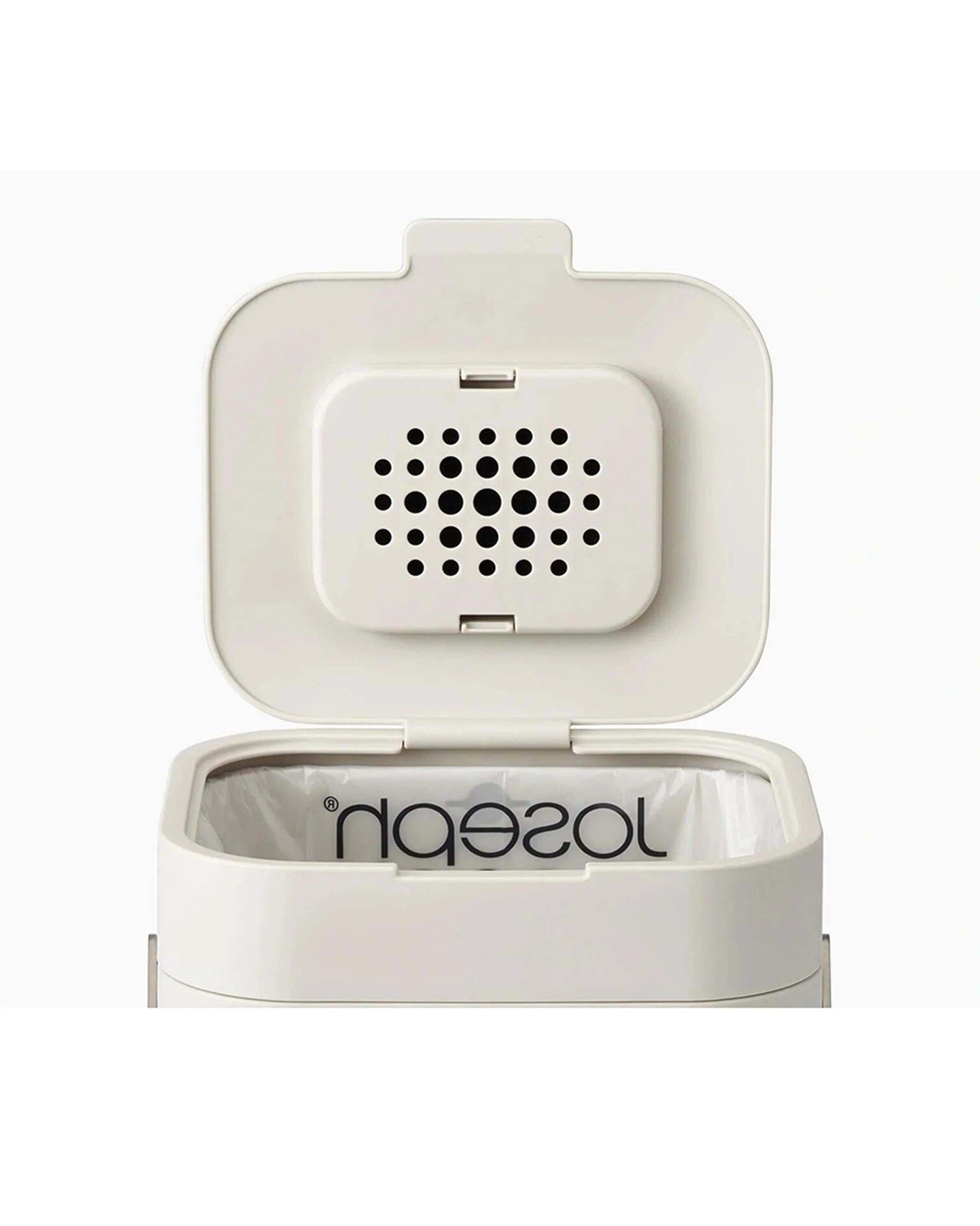 3 Joseph Joseph Stack 4L Food Waste Caddy Ventilated Design Replaceable Odour Stone - Grey, 3 of 4