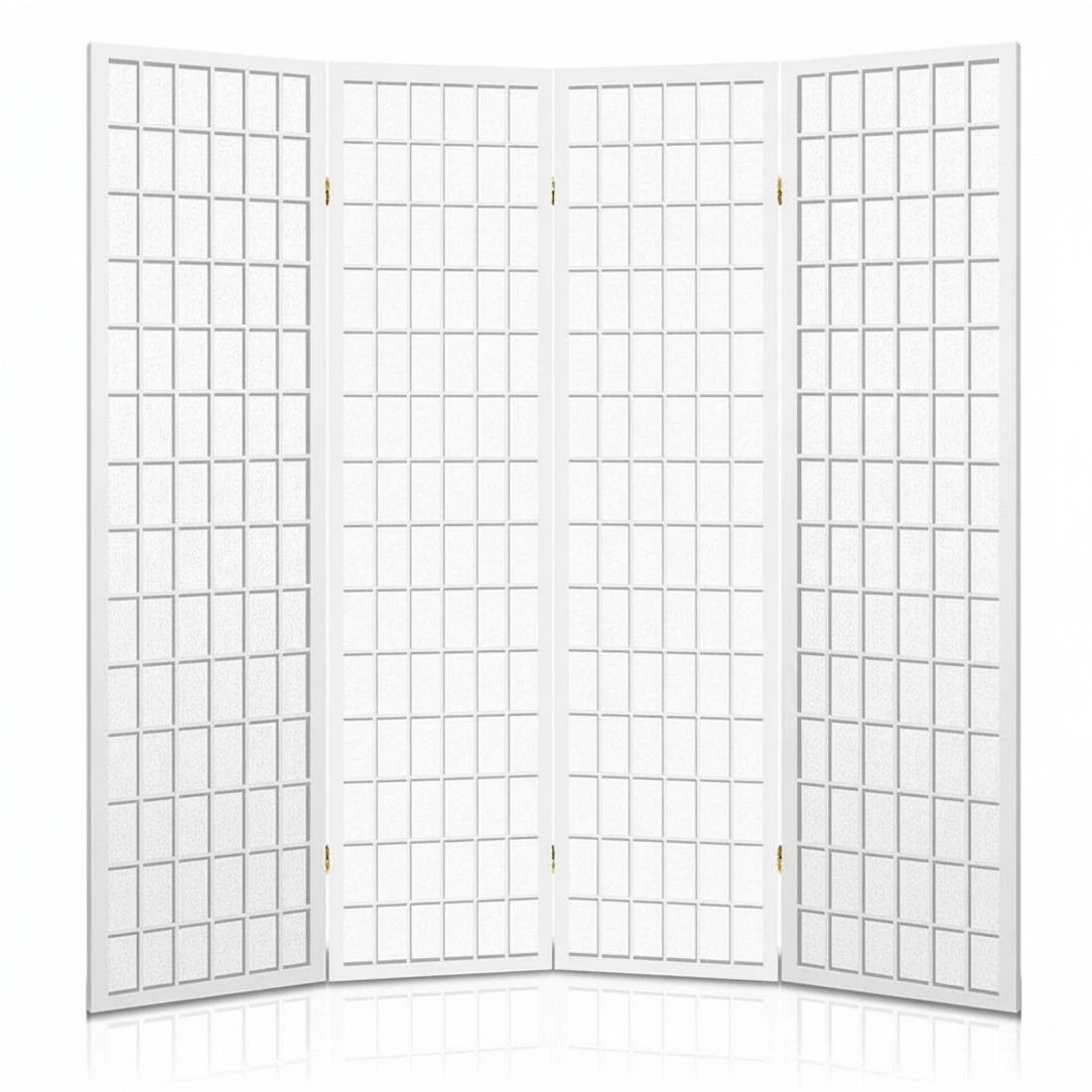 6 Artiss 4 Panel Room Divider Screen 174x179cm - White, 6 of 8
