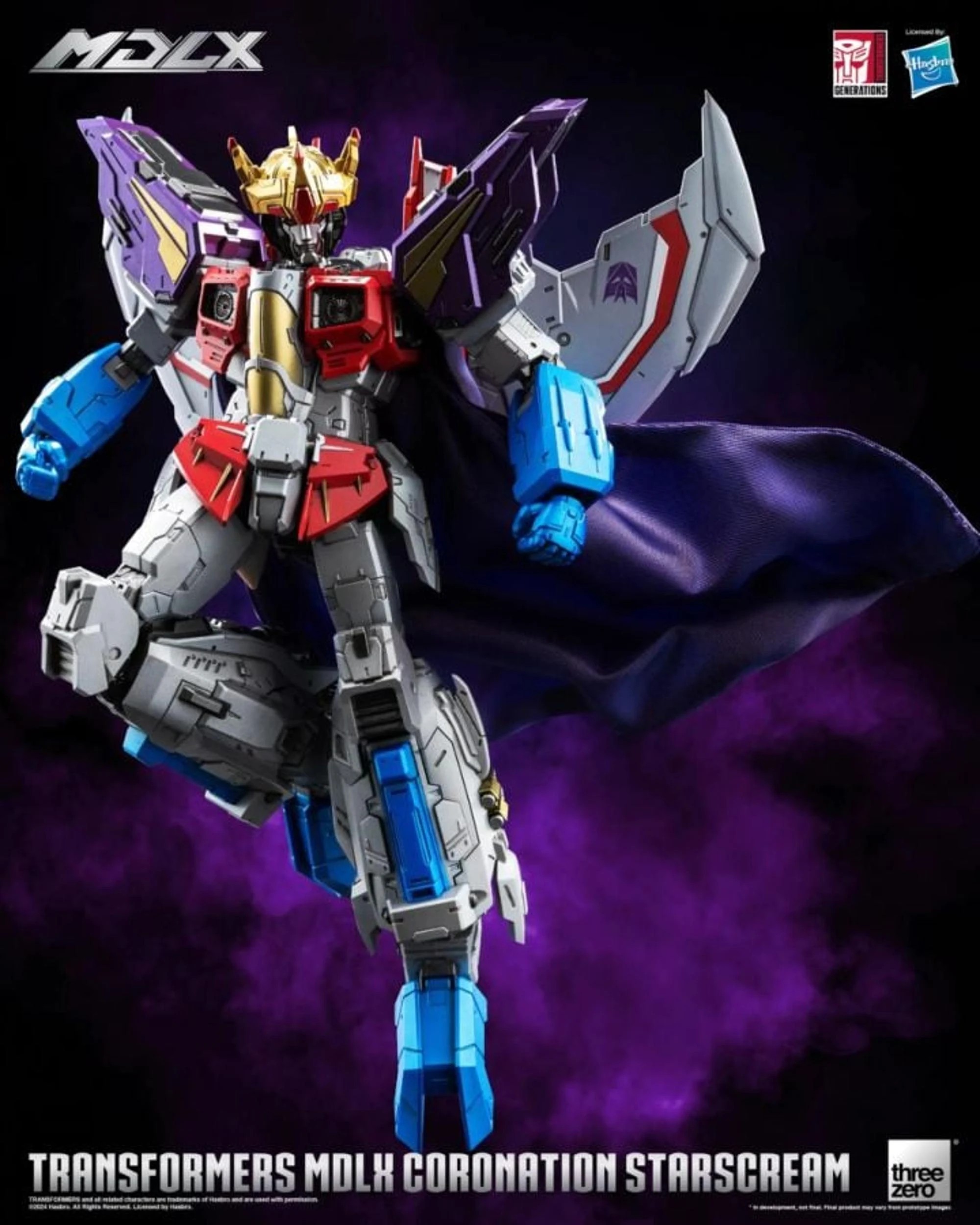 5 Threezero Transformers Coronation Starscream MDLX Collectable Action Figure, 5 of 10
