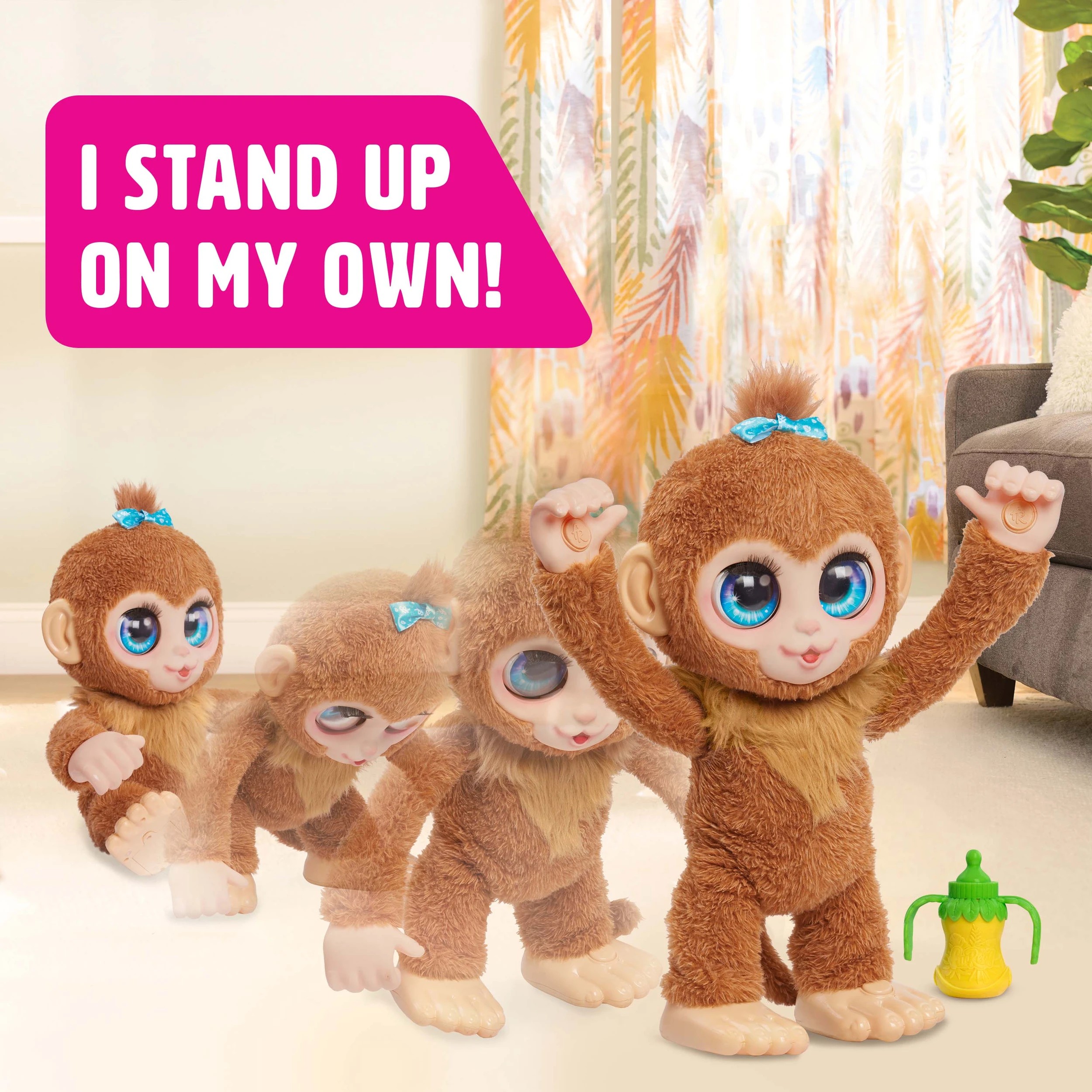7 38cm furReal Peanut the Playful Monkey Plush Toy, 7 of 9