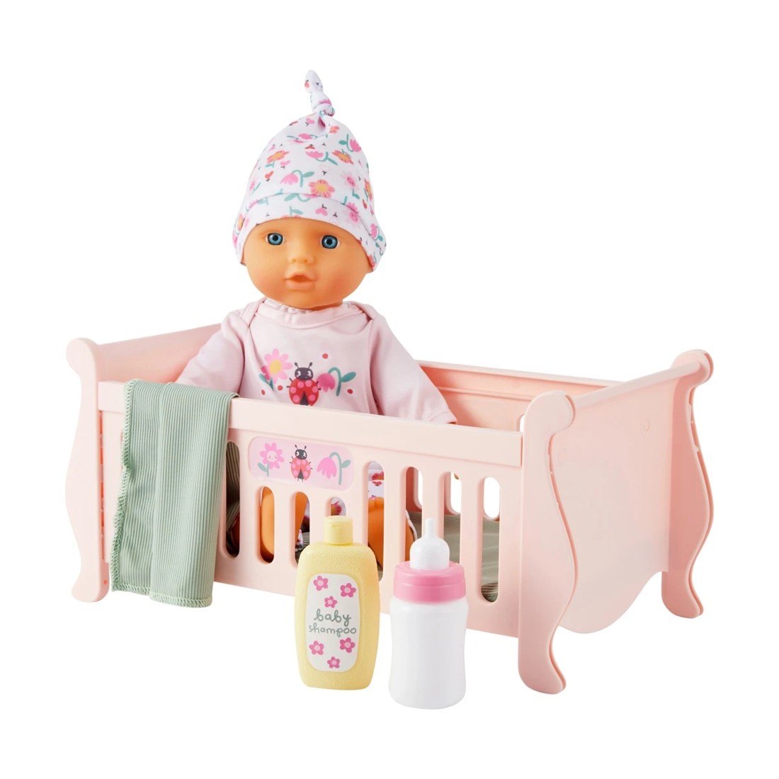 2 6 Piece Nurture Baby: Talking Baby Cot Set, 2 of 8