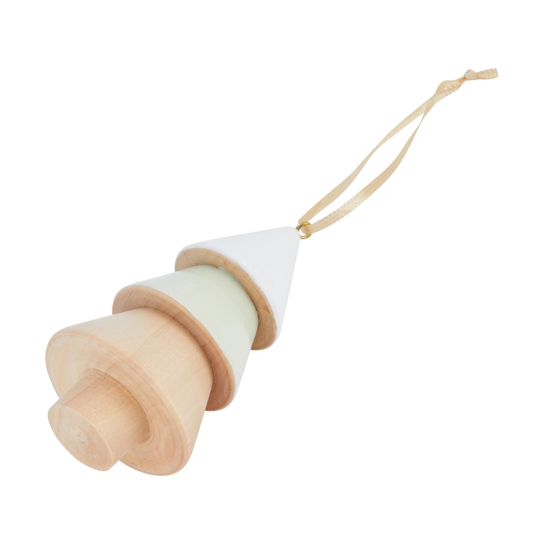 3 Wooden Tree Decoration - Assorted, 3 of 6