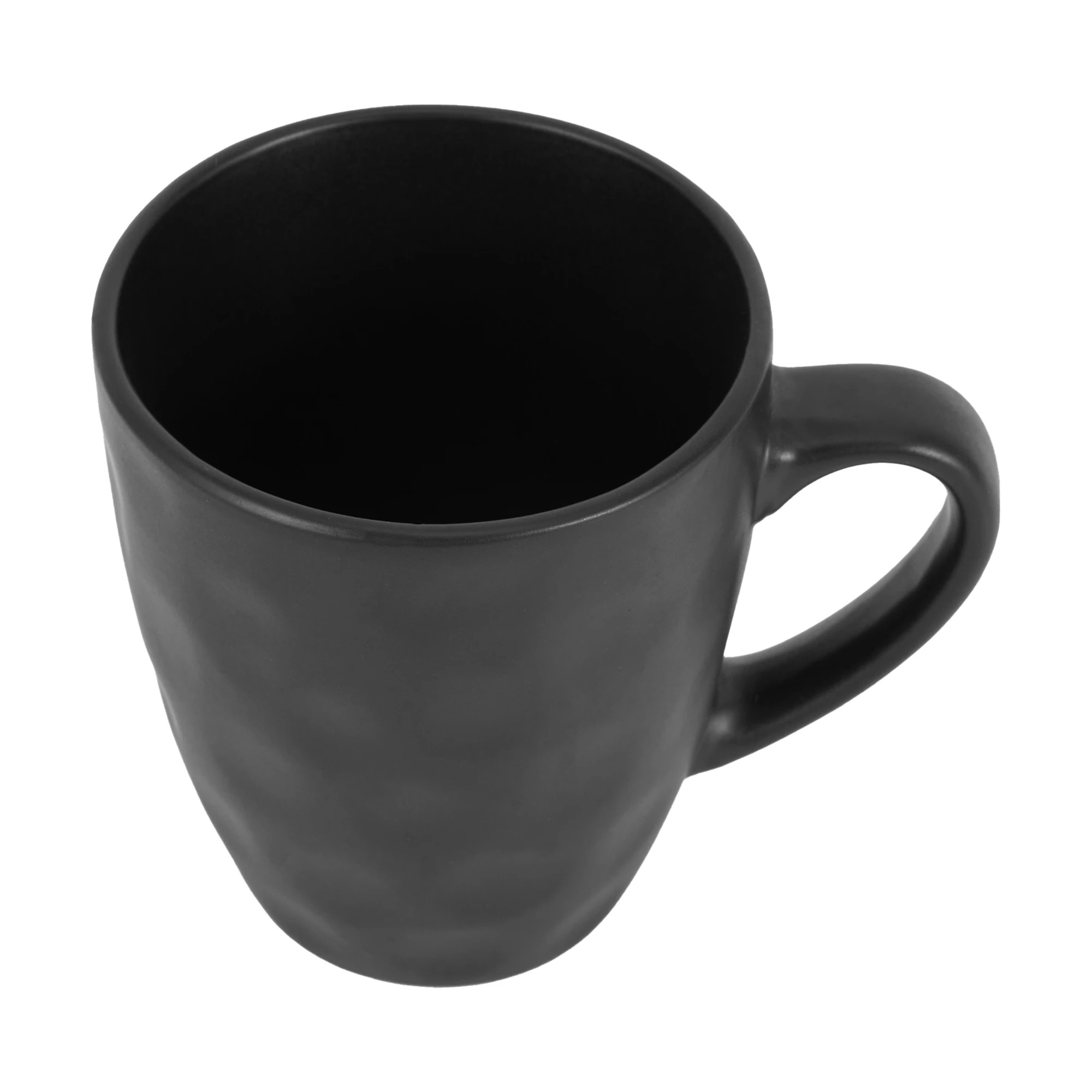 2 Hammered Black Mug, 2 of 6