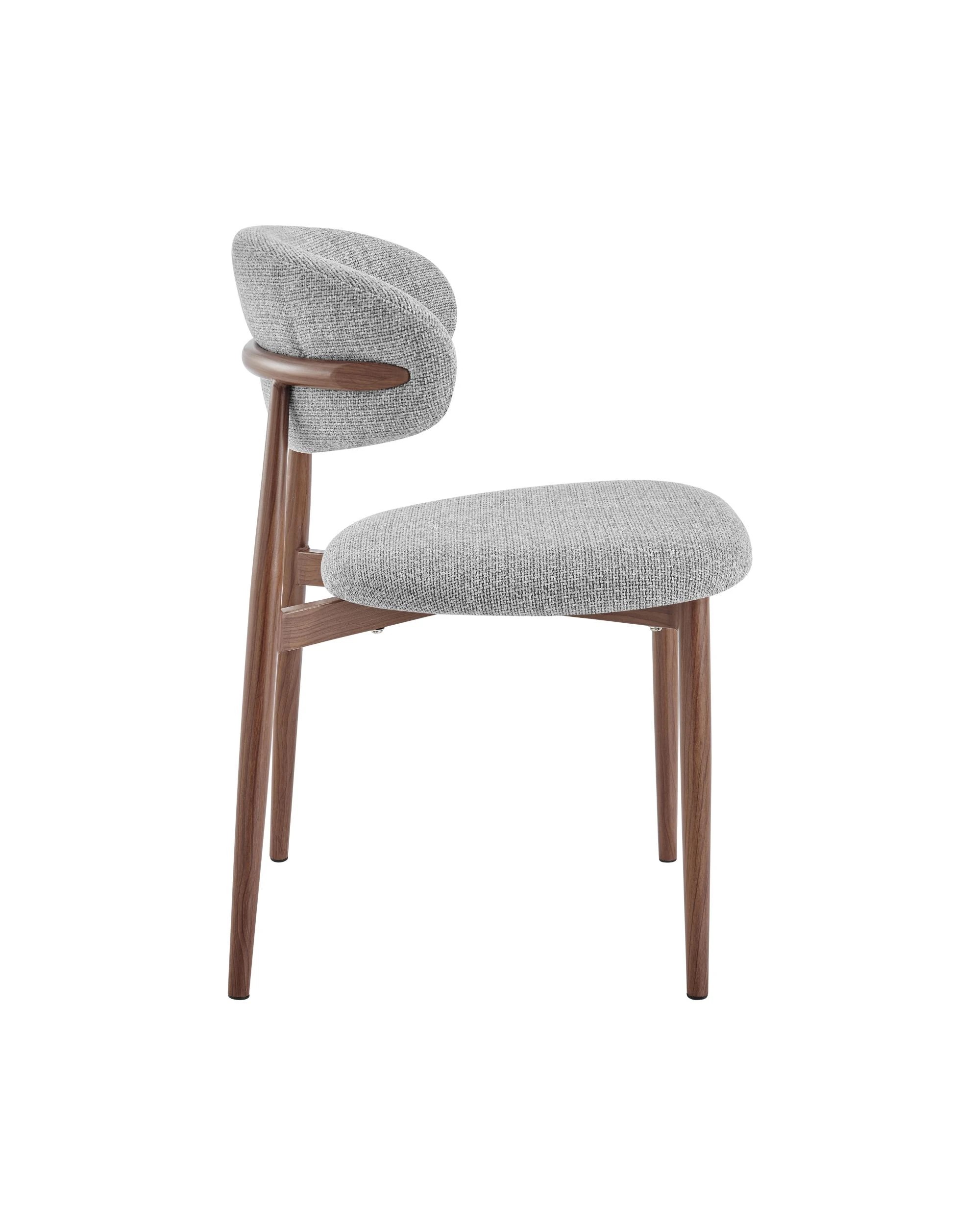 4 Kodu Dining Chairs Pair (Set of 2) - Grey, 4 of 10