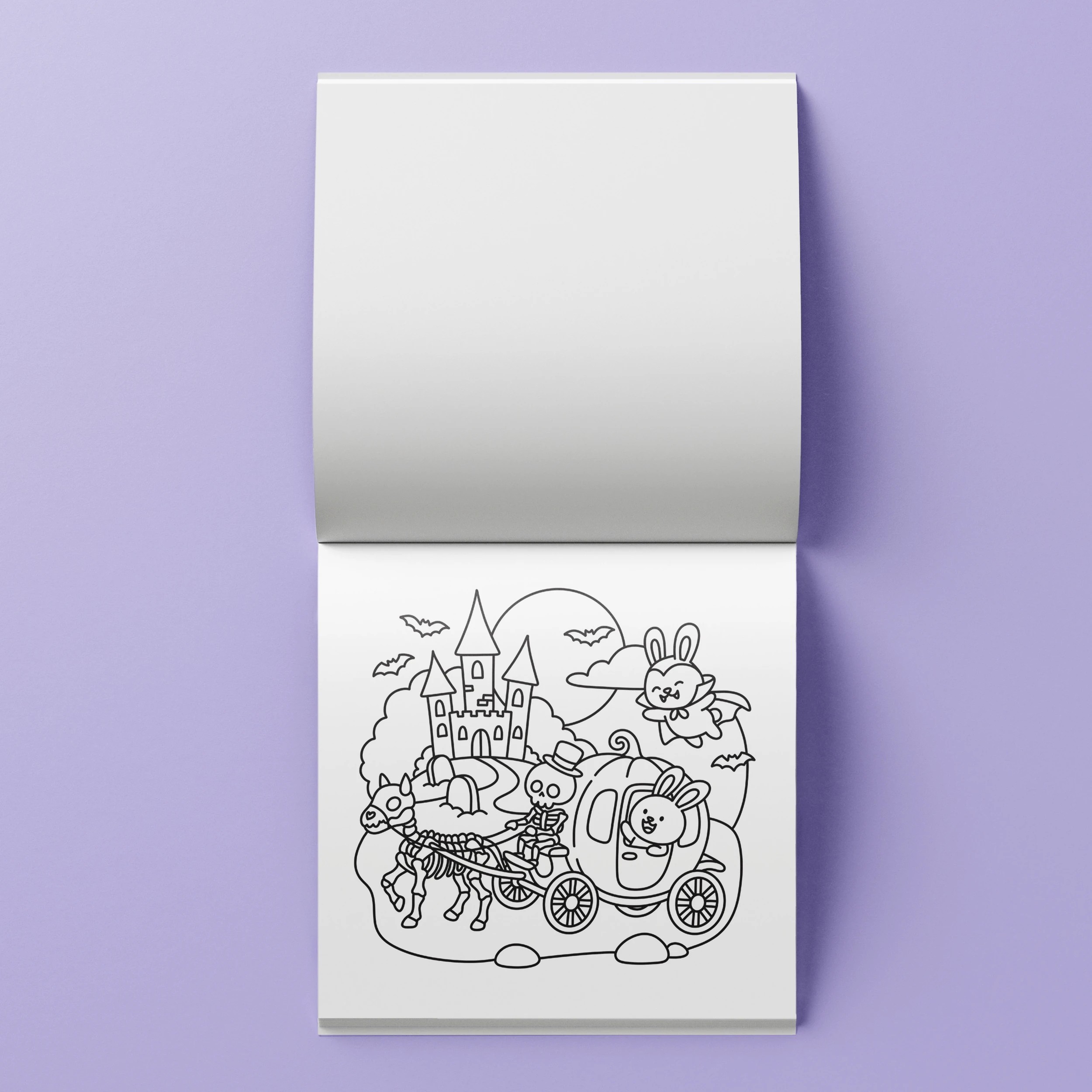 4 Art Maker Cosy Colouring Art Kit: Spooky and Sweet - Book, 4 of 5