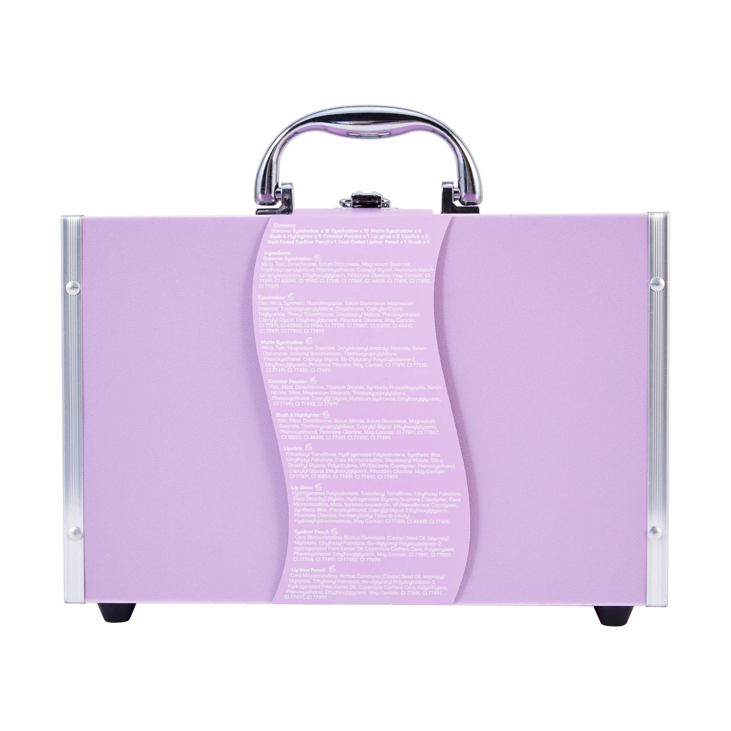 7 OXX Cosmetics 49 Piece Beauty Train Case Set, 7 of 7