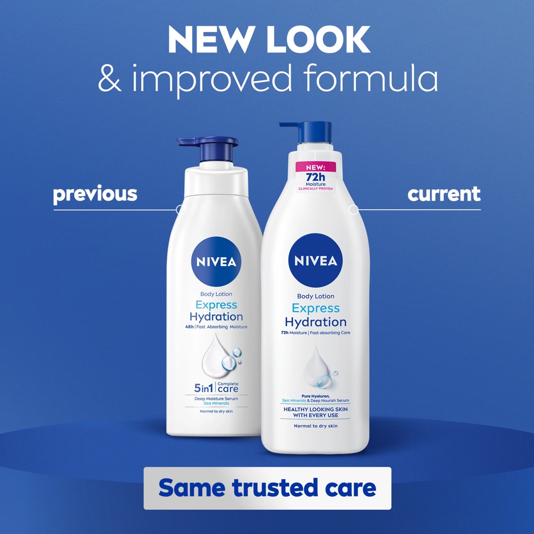 6 Nivea Express Hydration Body Lotion 400ml - Deep Moisture Serum and Sea Minerals, 6 of 9