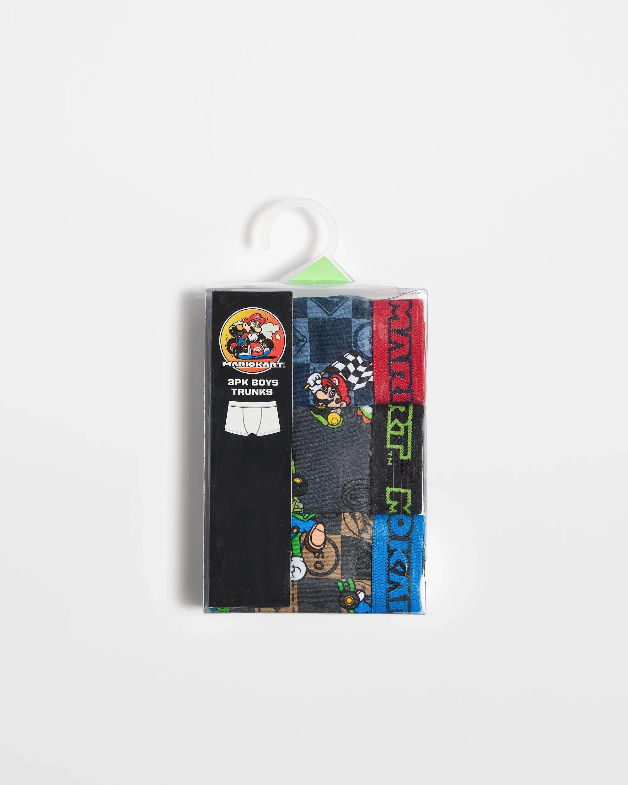 2 Super Mario Mario Kart Younger Boys Trunks 3 Pack MARIO KART, 2 of 2