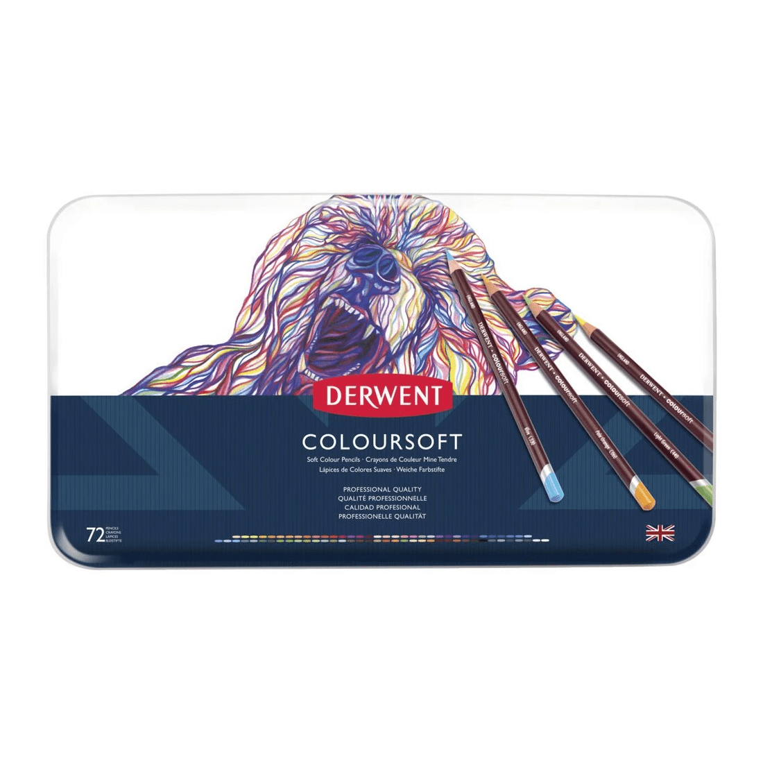 2 Derwent Coloursoft Pencils 72 Pack, 2 of 2