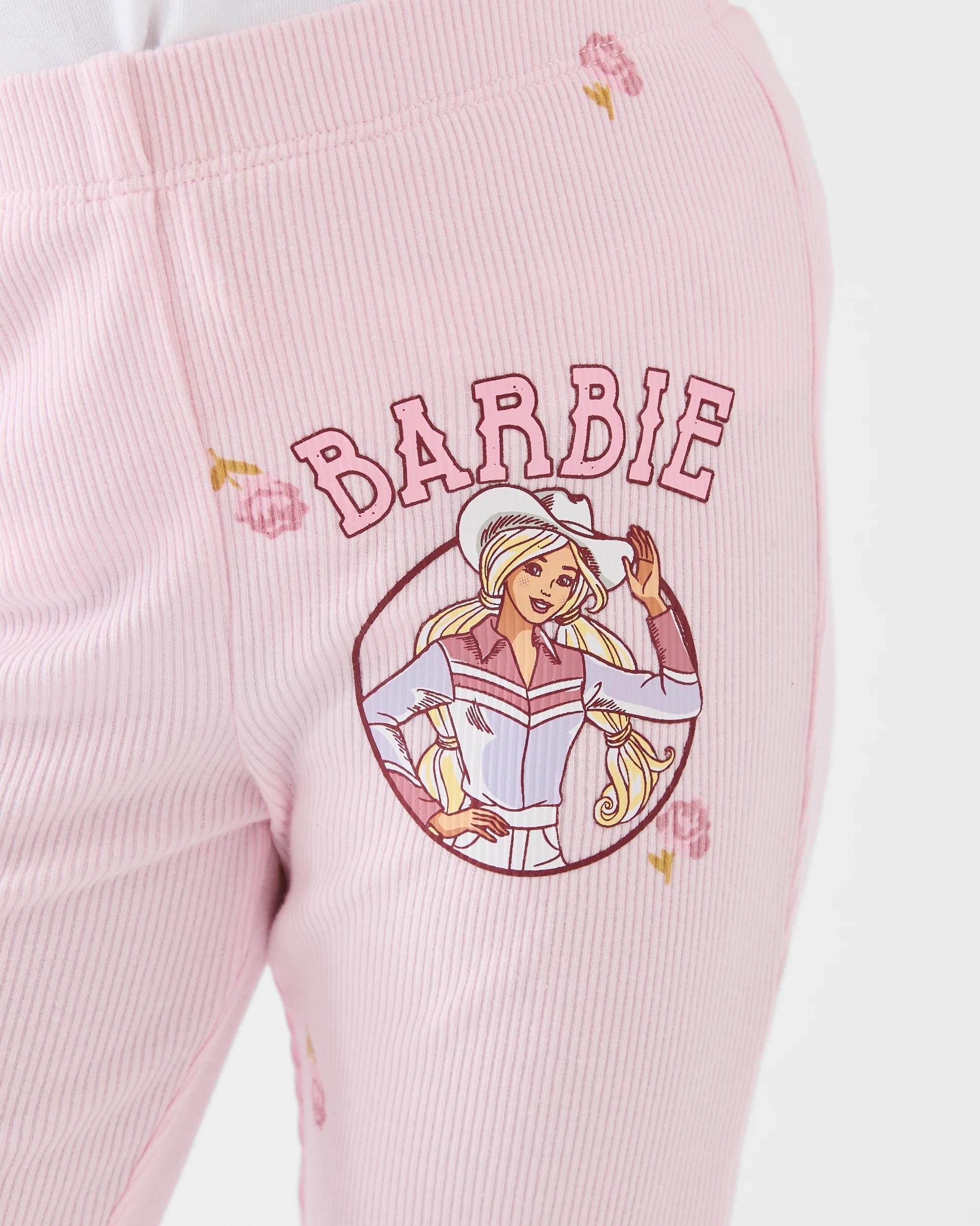 4 Barbie License Flare Ribbed Leggings Barbie, 4 of 5