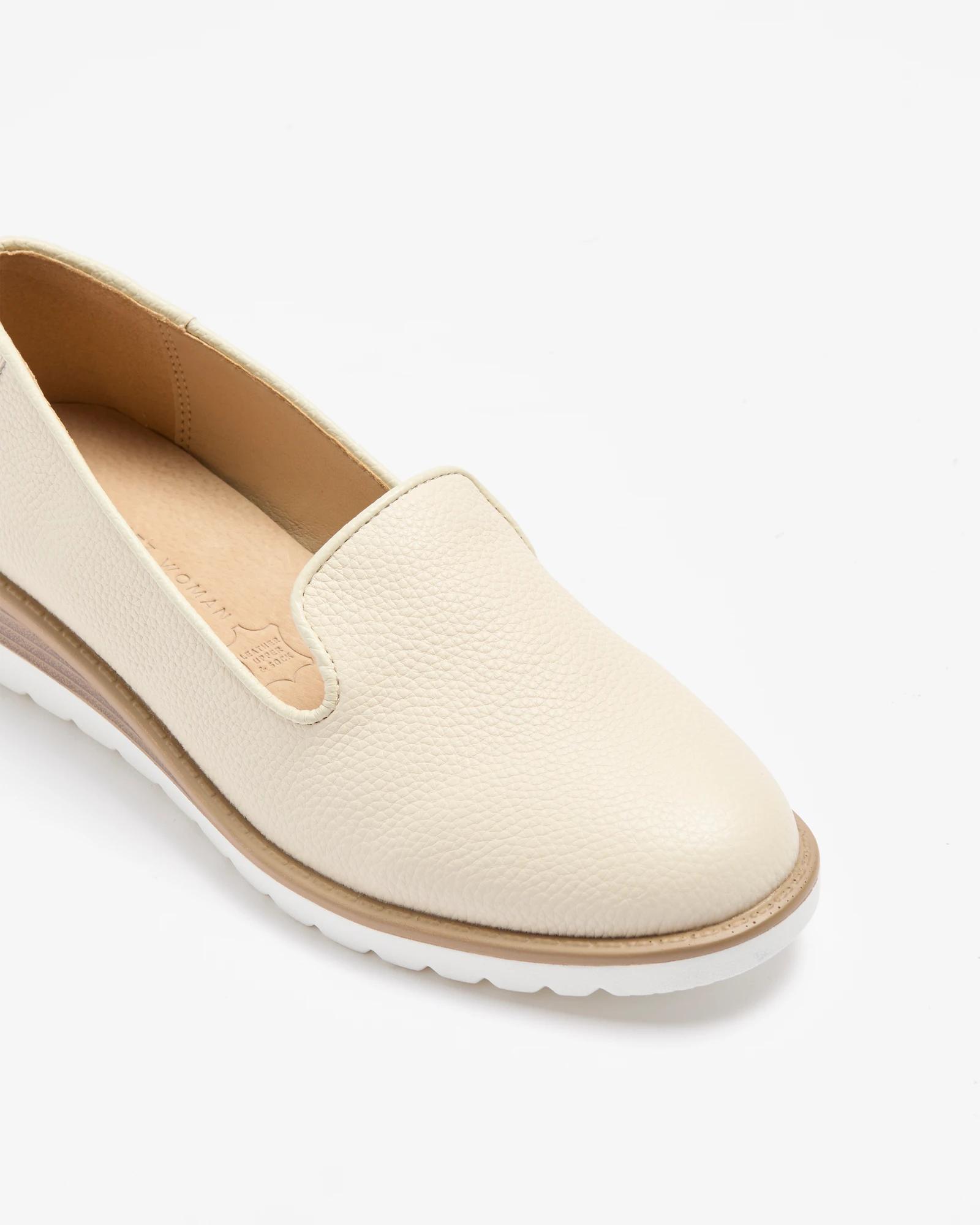 2 Target Womens Leather Wedge Loafer - Forest Albert OFF WHITE, 2 of 3