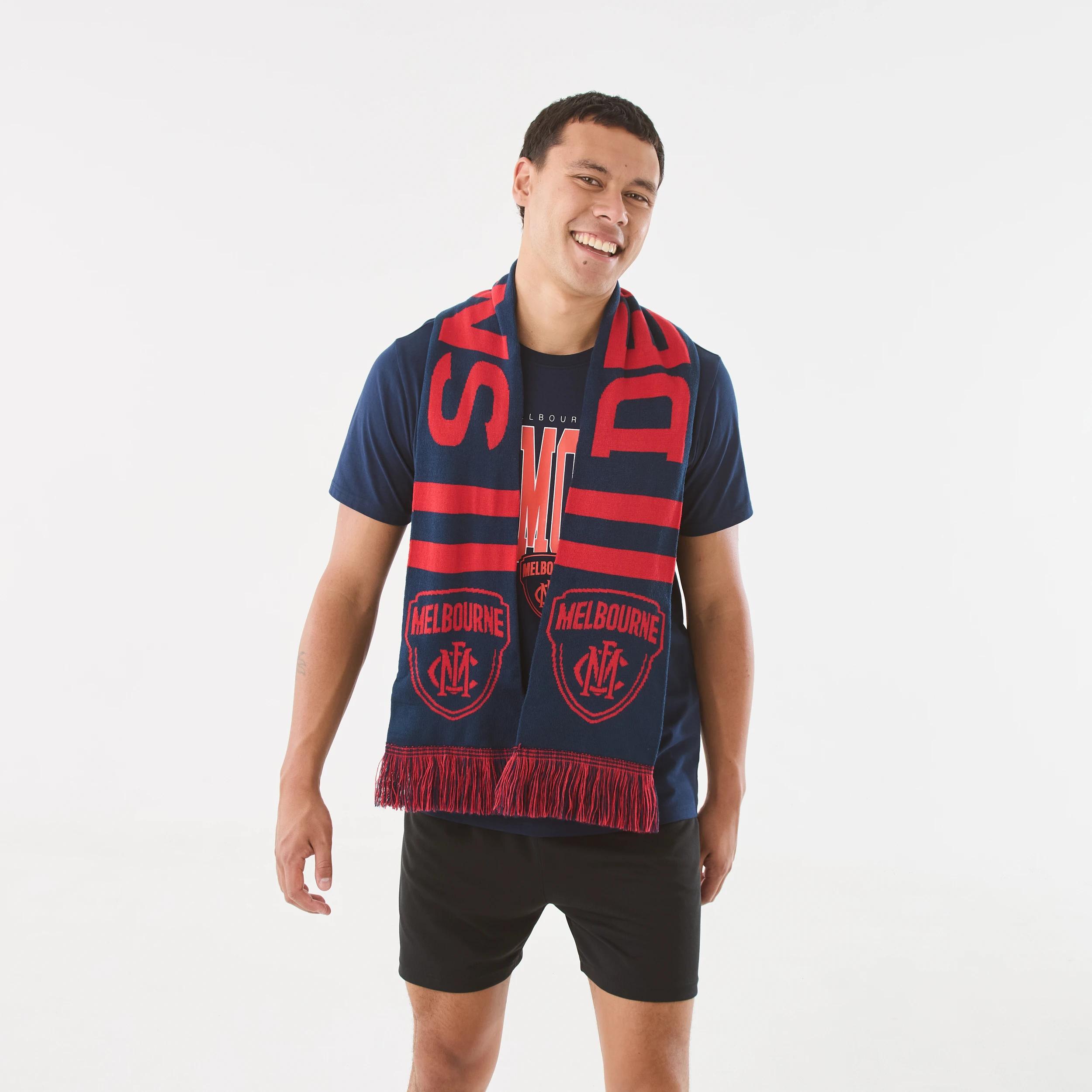 1 Official AFL Adult Scarf Melbourne, 1 of 4