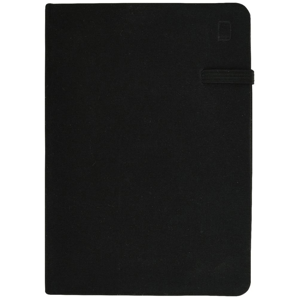 2 Modena A6 Linen Ruled Notebook Black, 2 of 5