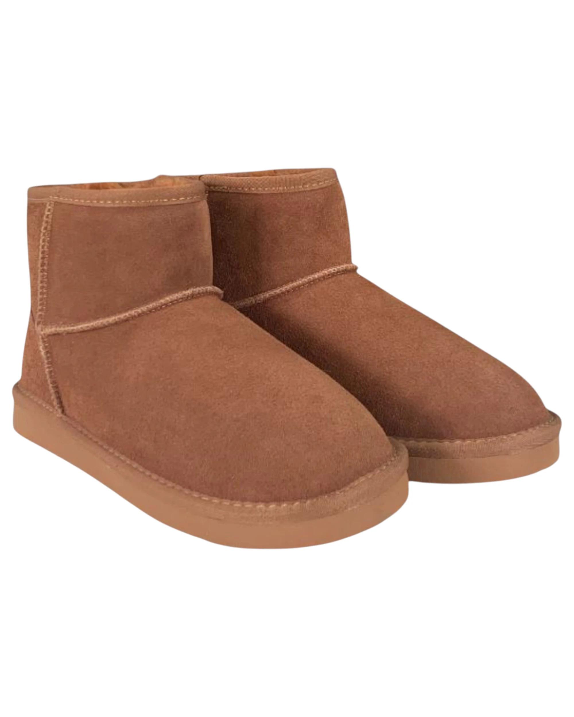 1 Grosby Mens Juneau Tan Boot Slippers Casual Slip On Shoes TAN, 1 of 7
