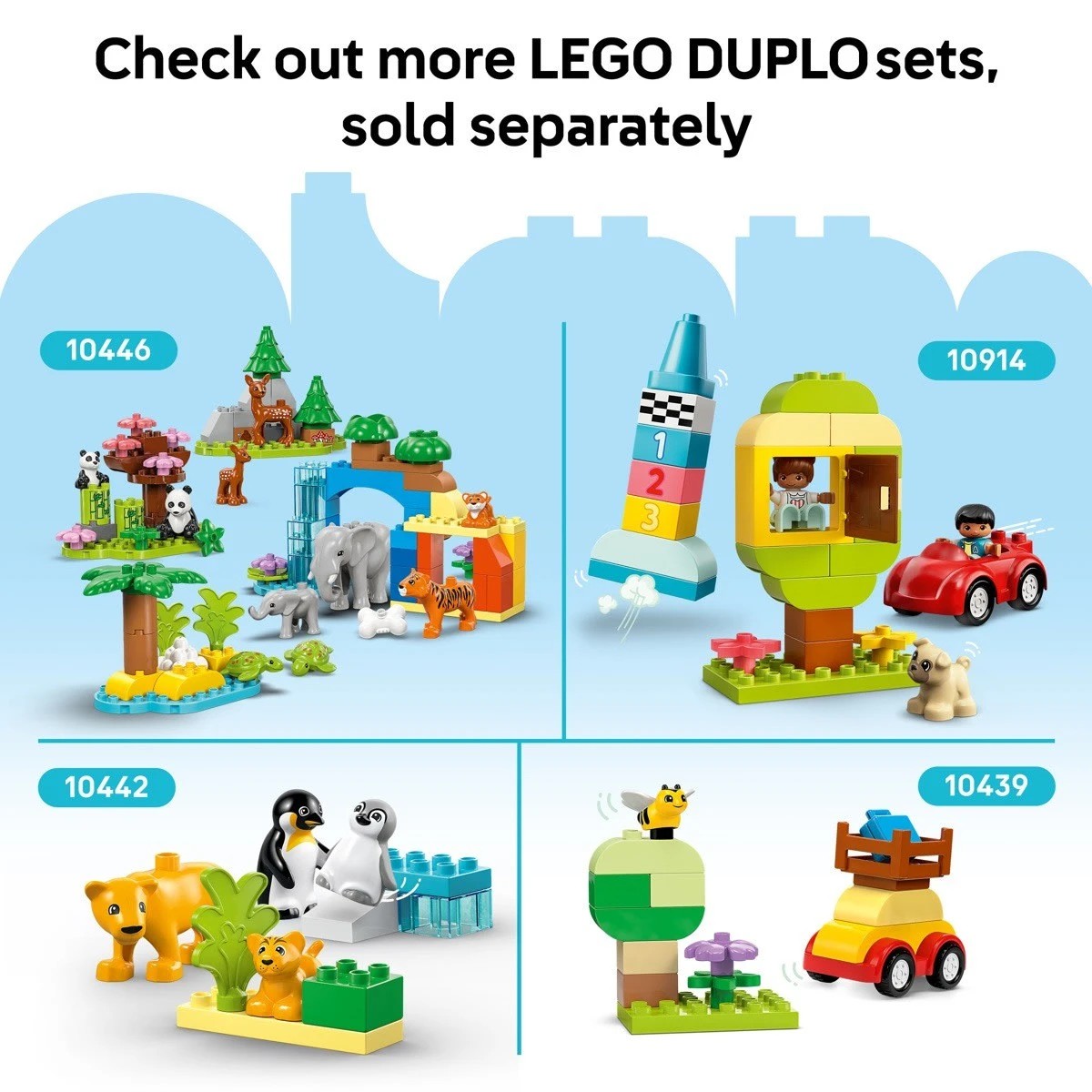8 LEGO DUPLO Green Building Plate 10460, 8 of 9