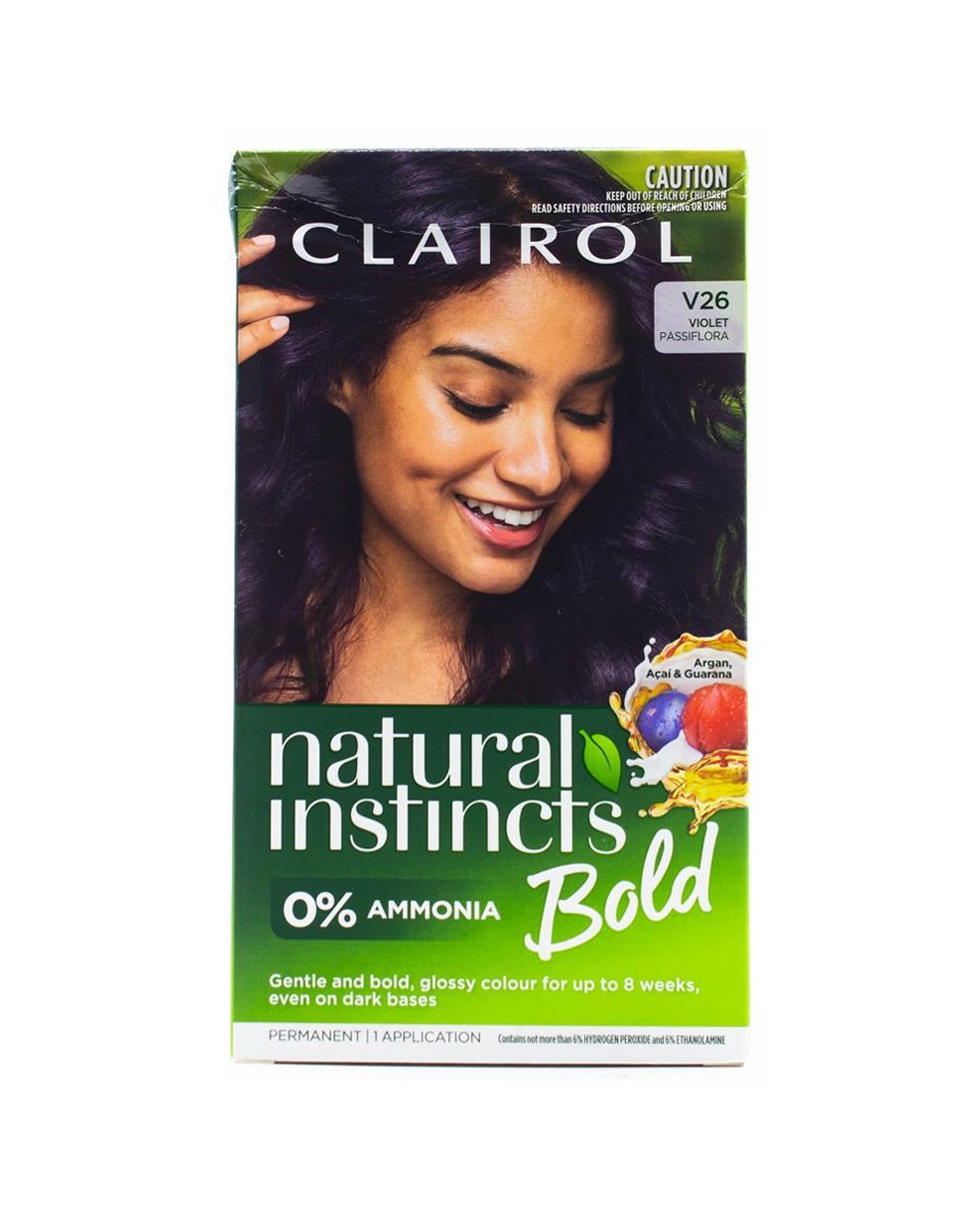 2 Clairol 6PK Permanent Hair Colour Instincts V26 - Purple, 2 of 5