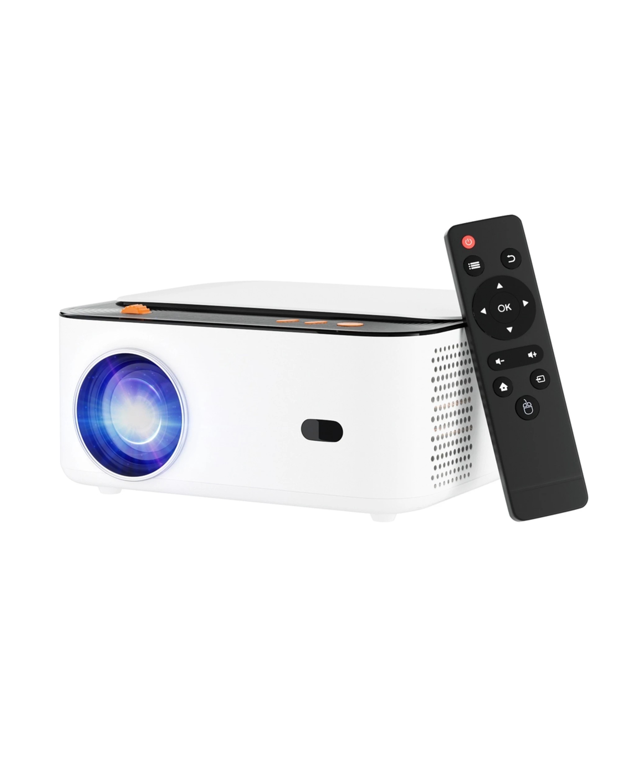 1 Devanti Video Project 4K 1080P Android 5G Wifi Home Cinema - White, 1 of 7