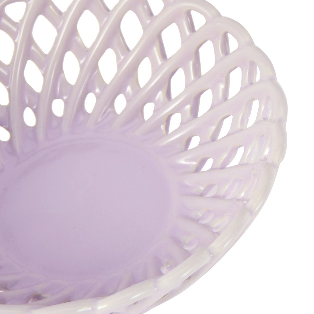 2 Lilac Ceramic Woven Bowl, 2 of 4